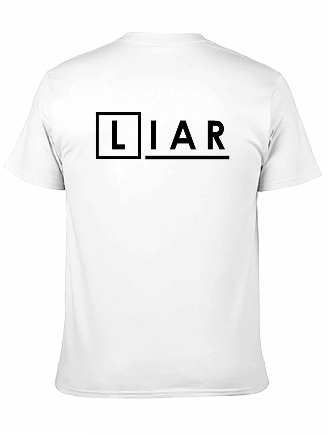 Liar Graphic Novelty Black T-Shirt