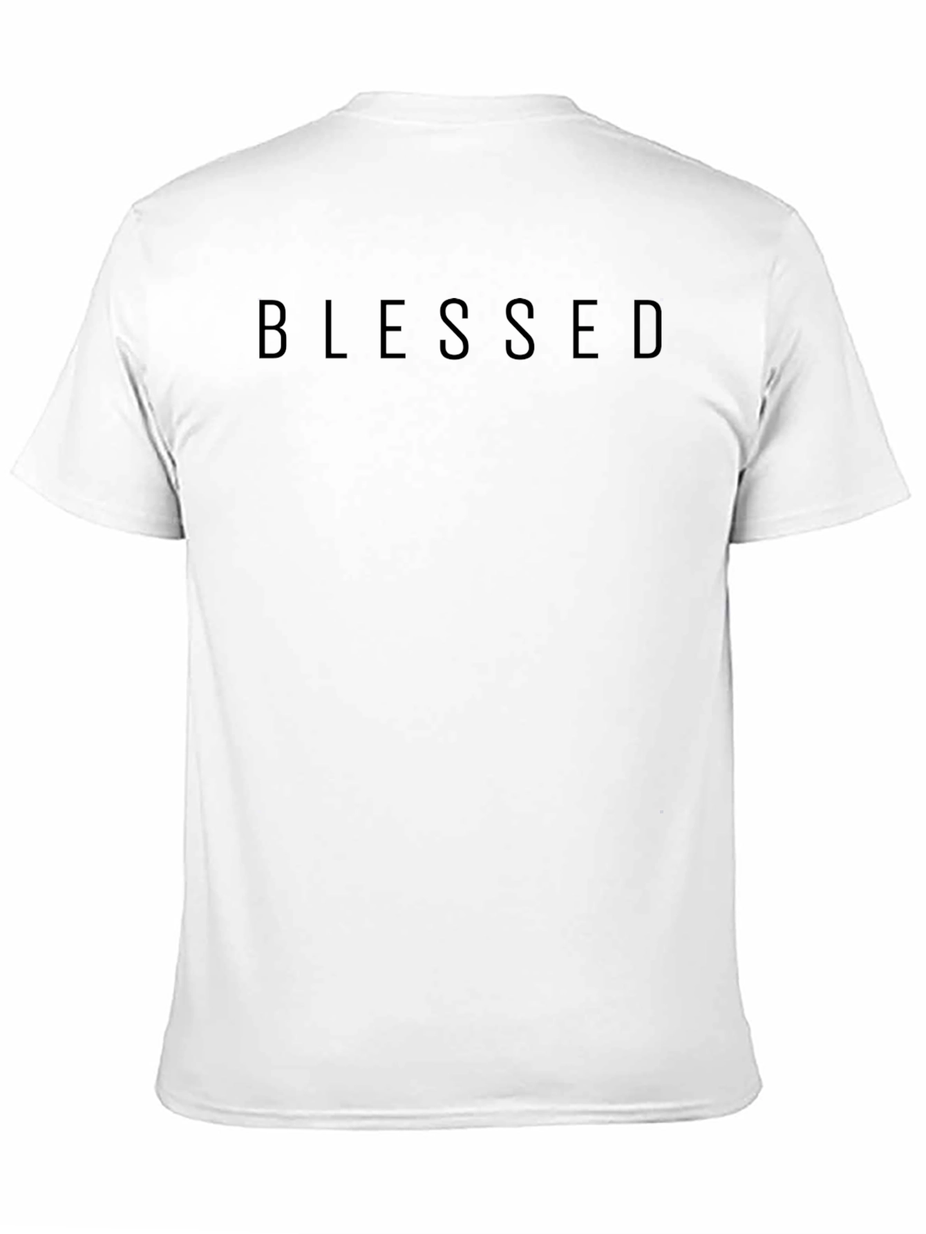Blessed Black Graphic Tee - Minimalist Style