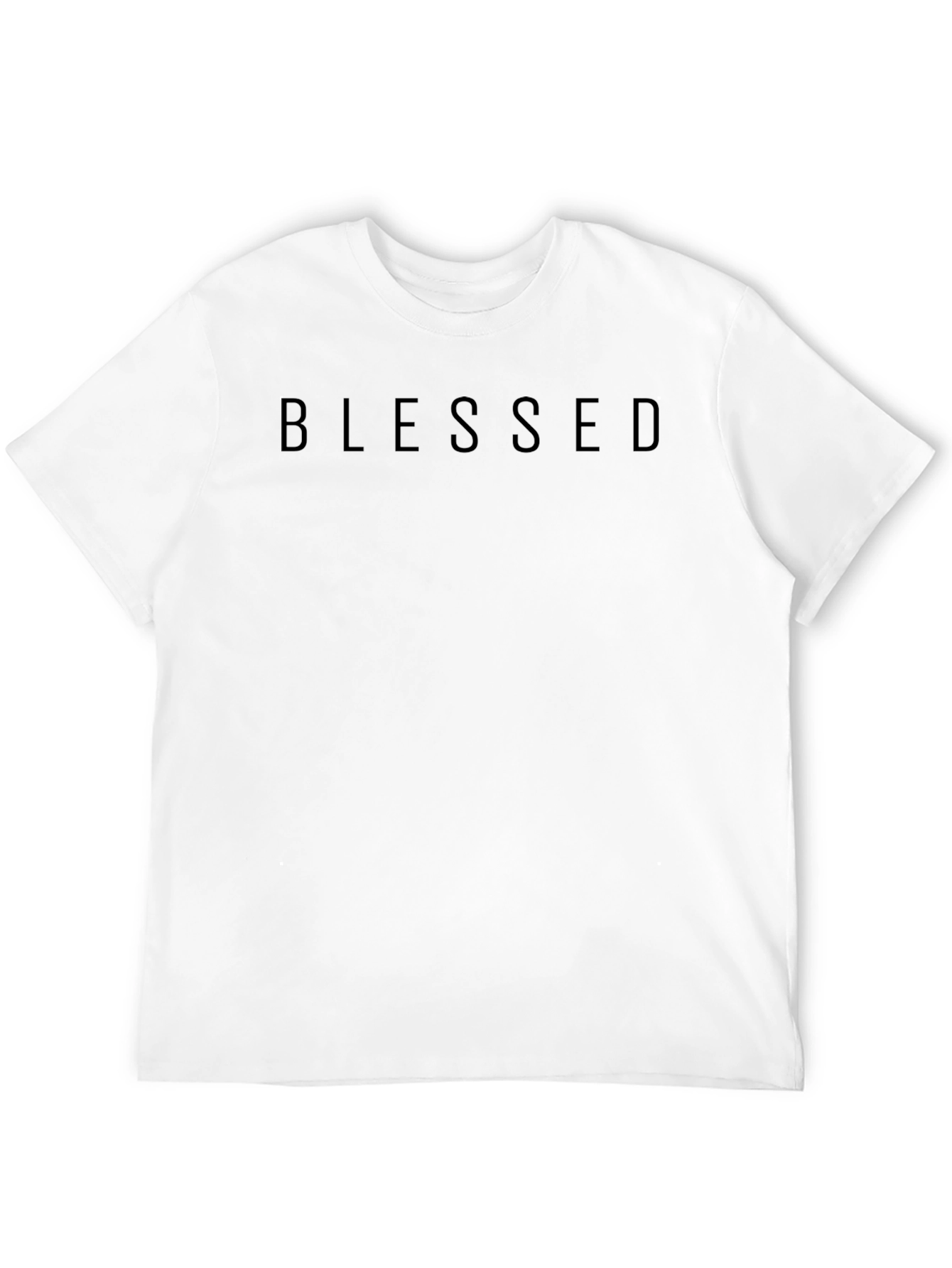 Blessed Black Graphic Tee - Minimalist Style