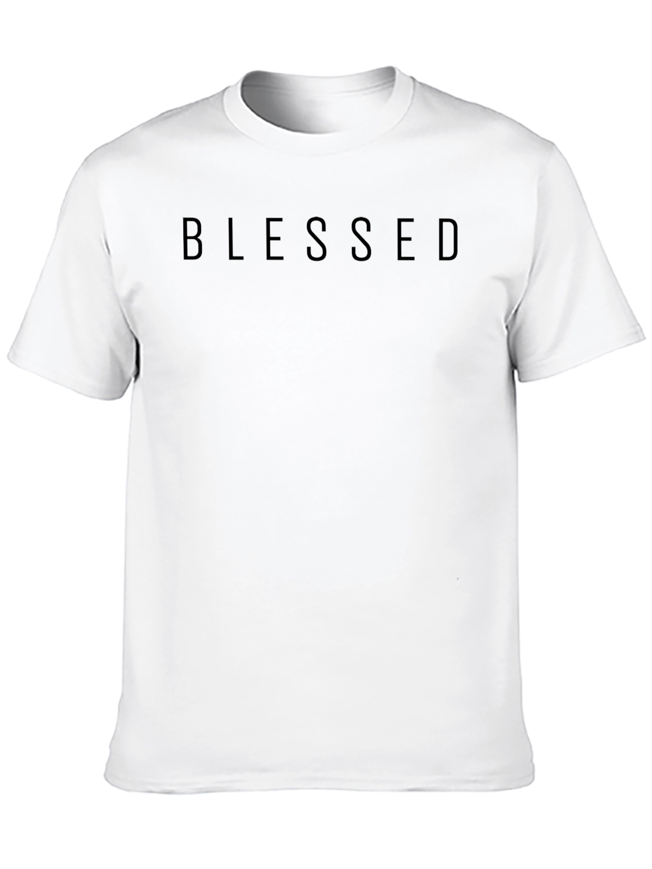 Blessed Black Graphic Tee - Minimalist Style