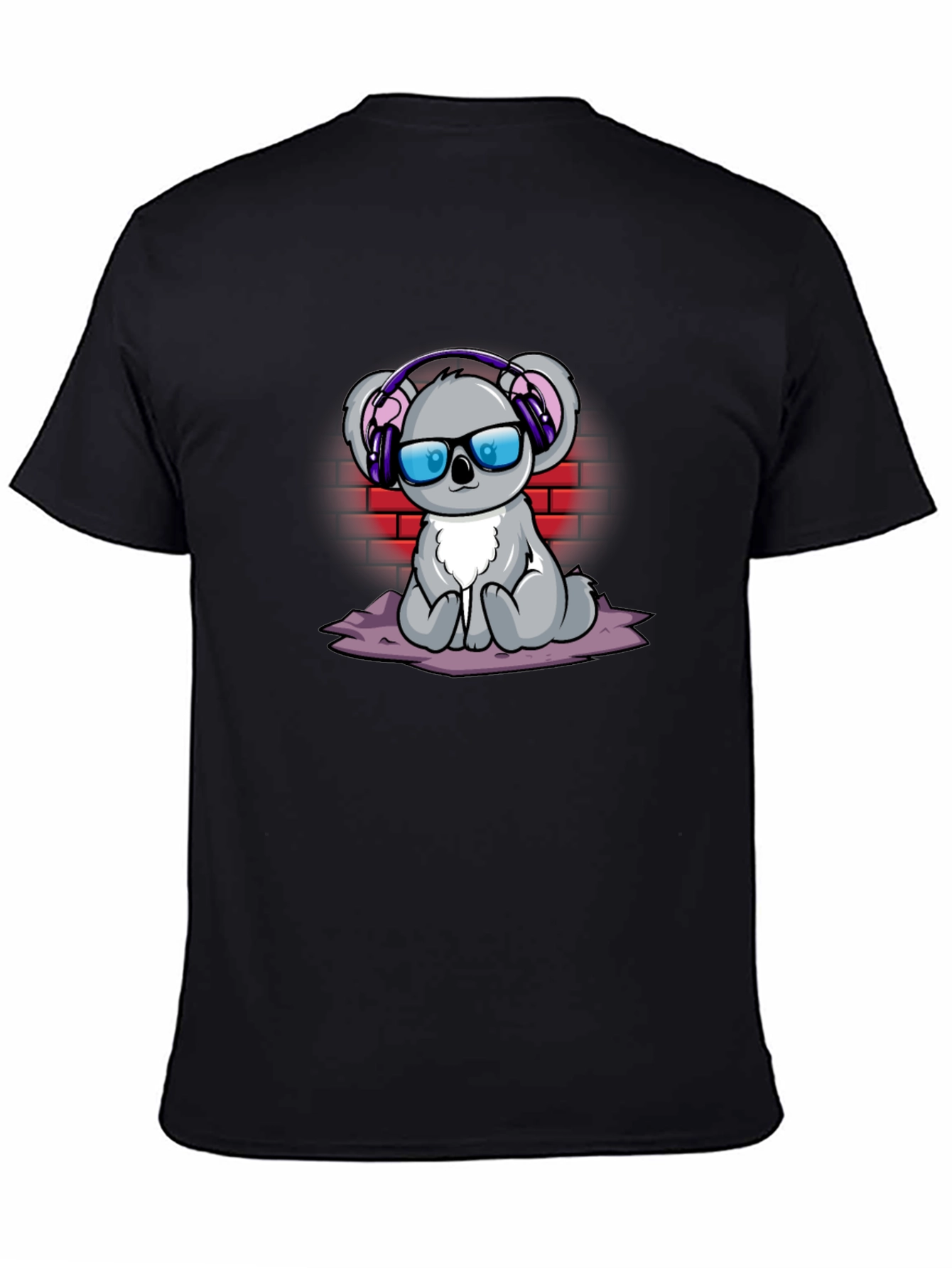 Cool Koala Graphic Tee - Headphones & Shades!