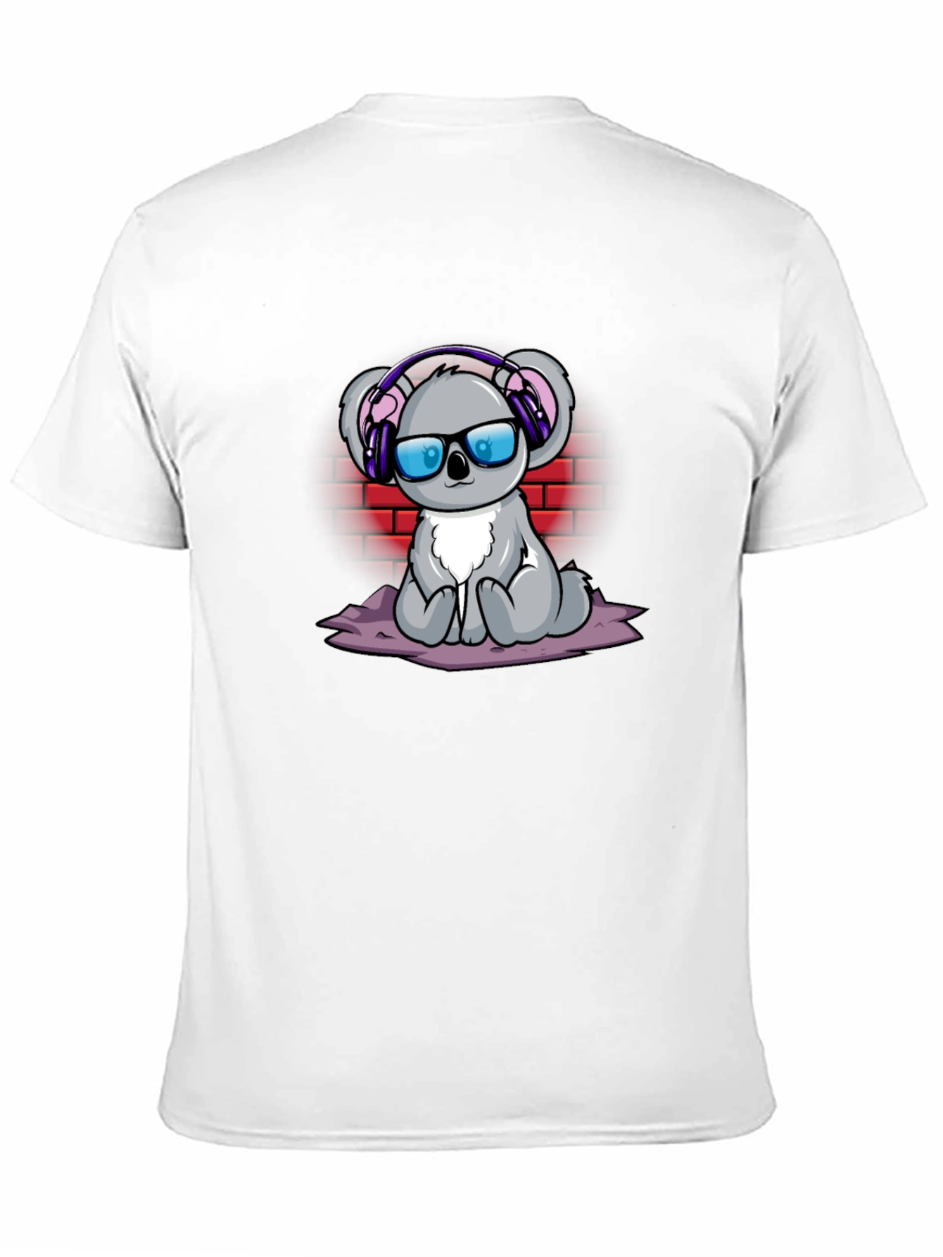 Cool Koala Graphic Tee - Headphones & Shades!