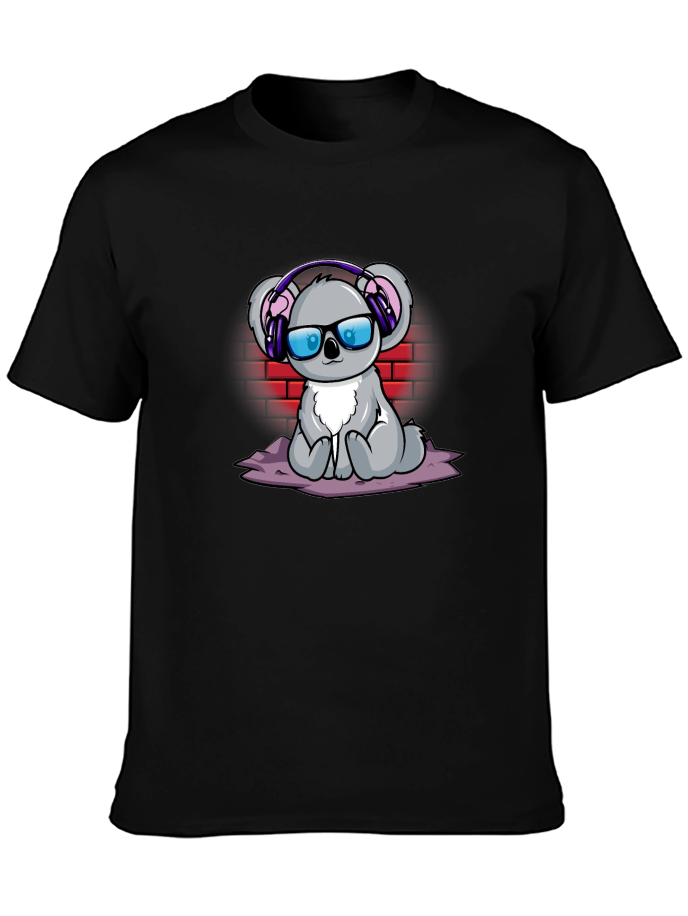 Cool Koala Graphic Tee - Headphones & Shades!