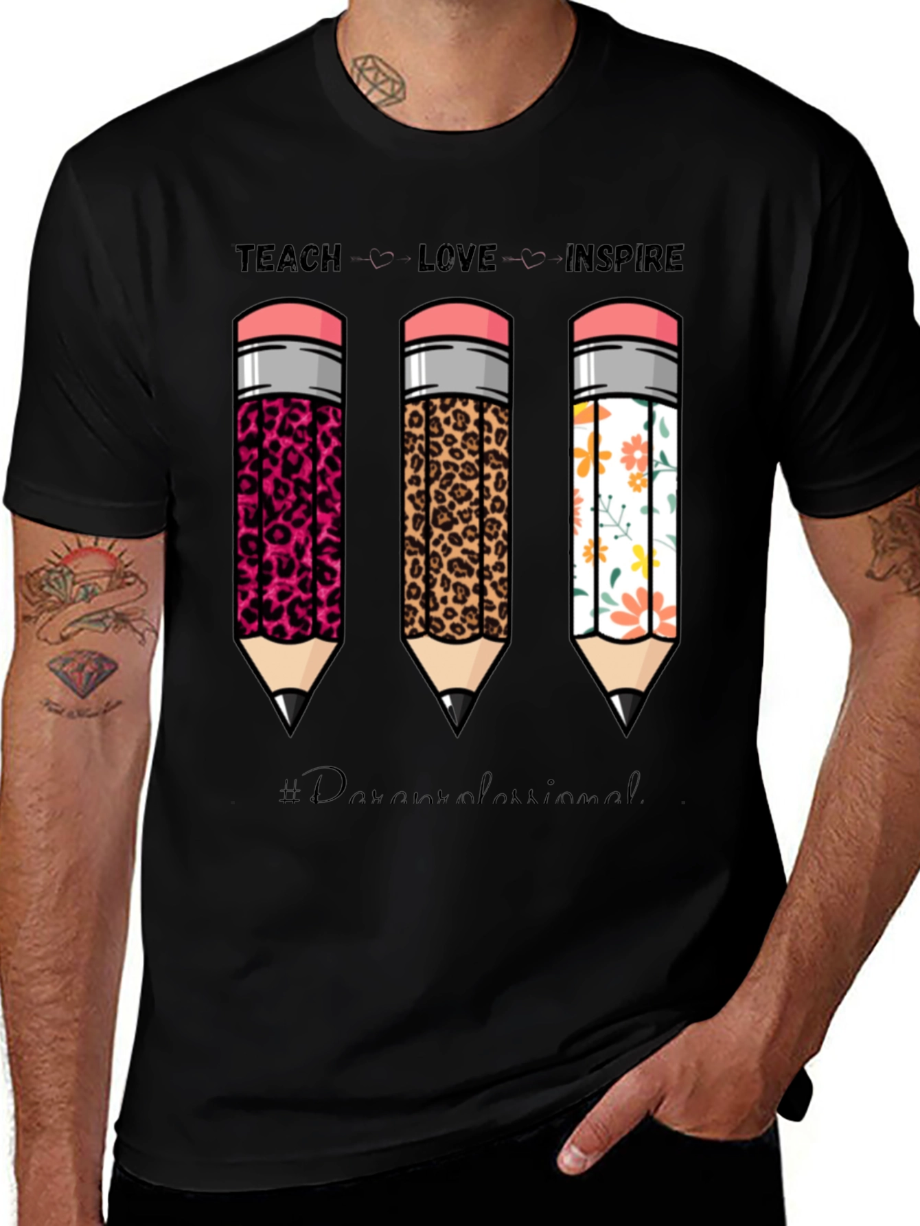 Teach Love Inspire Teacher T-Shirt