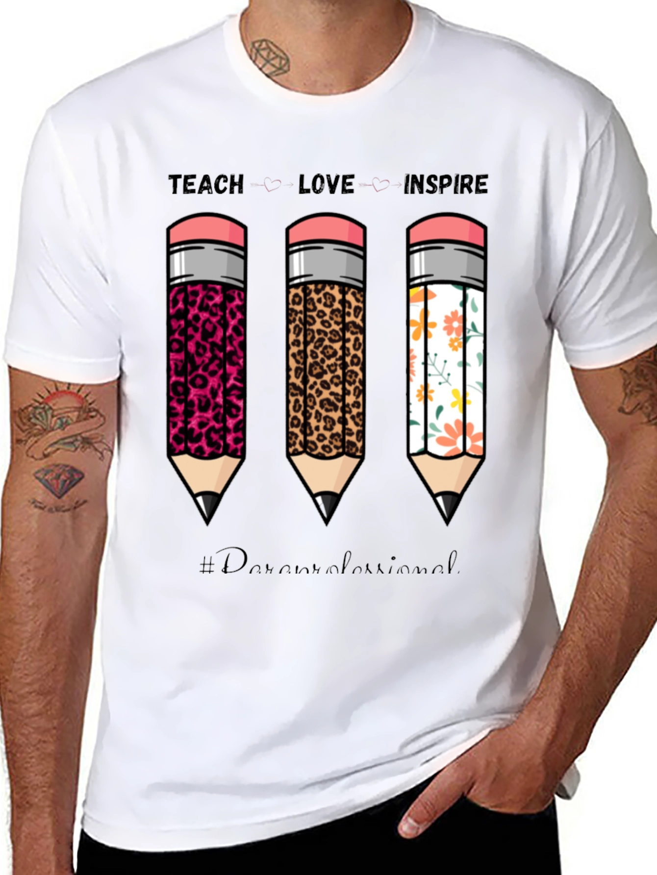 Teach Love Inspire Teacher T-Shirt