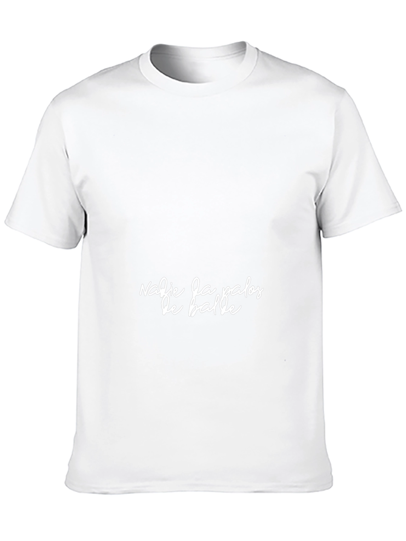 Black T-Shirt With Nadie da palos de balde Print