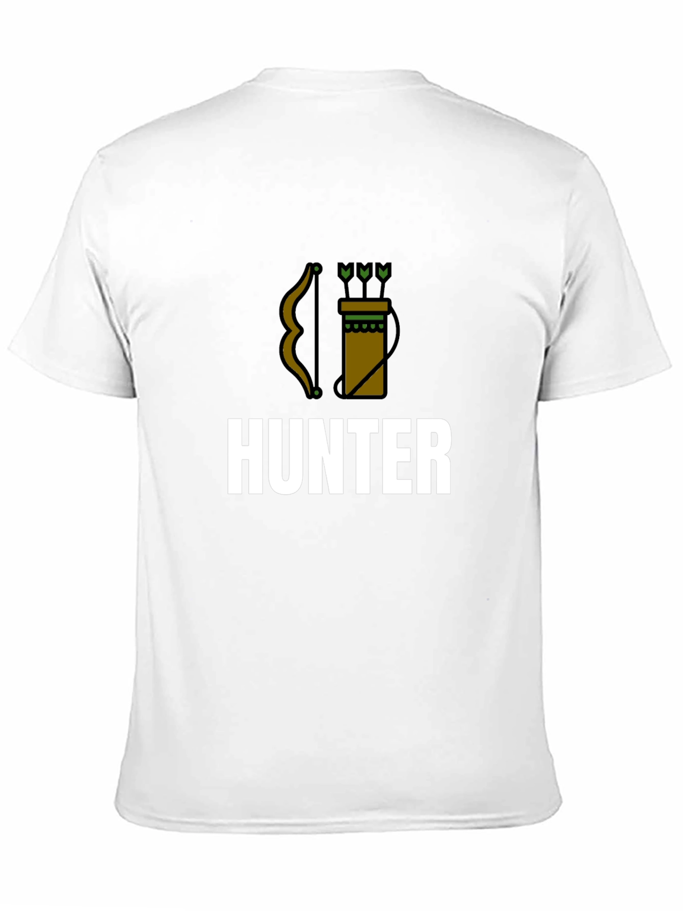 Hunter Graphic Tee - Archery Bow Arrow Design T-Shirt