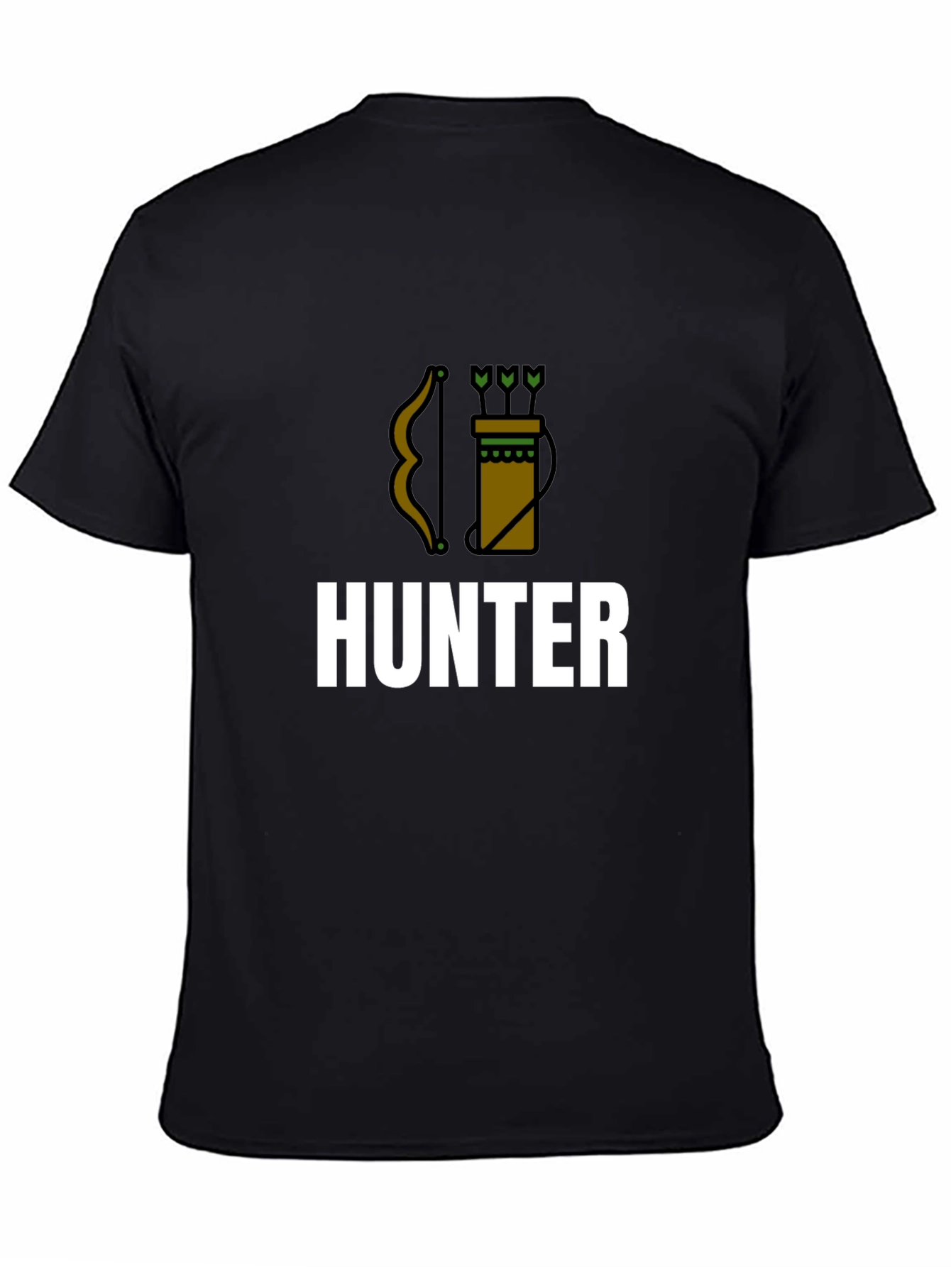 Hunter Graphic Tee - Archery Bow Arrow Design T-Shirt