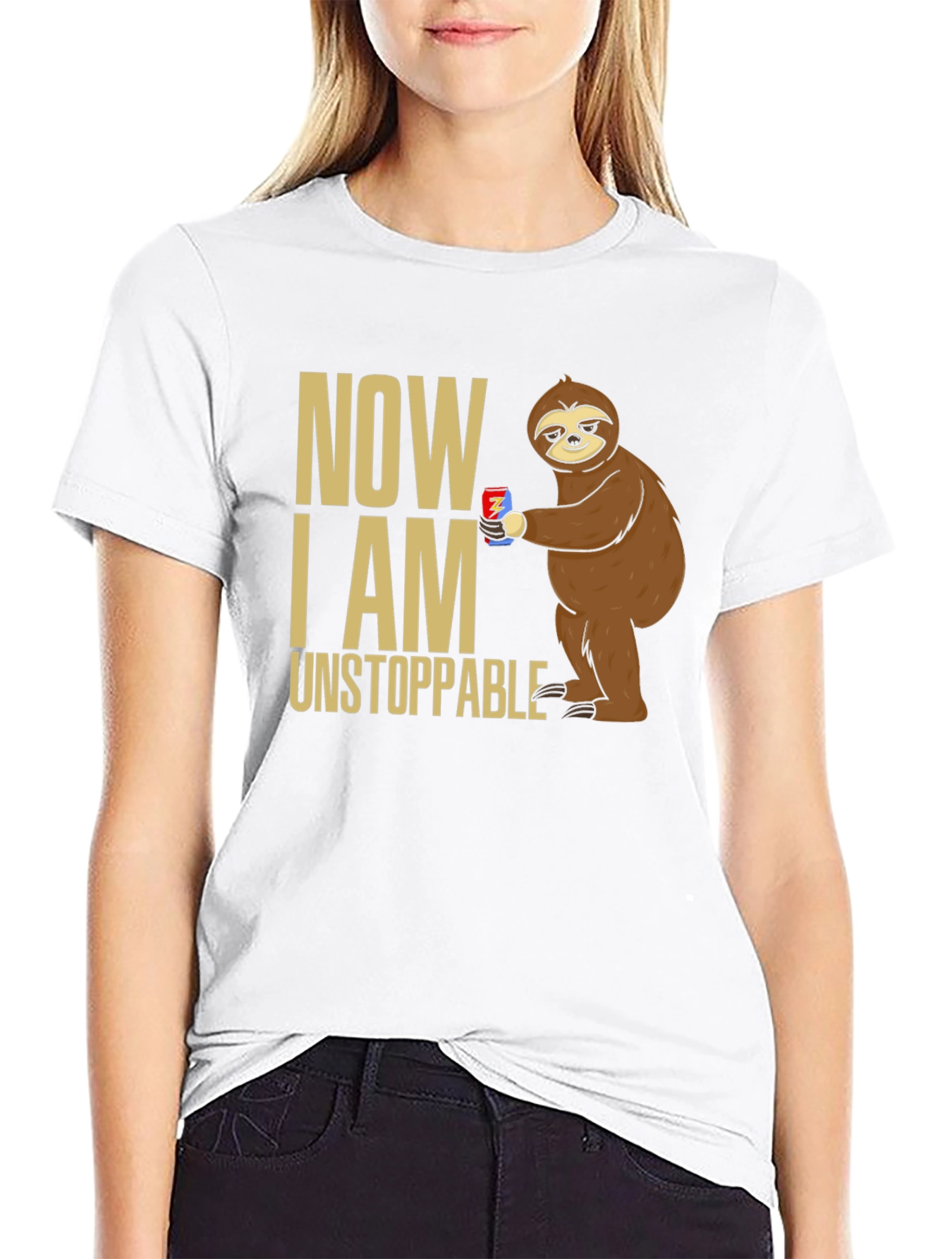 Now I Am Unstoppable Sloth T-Shirt