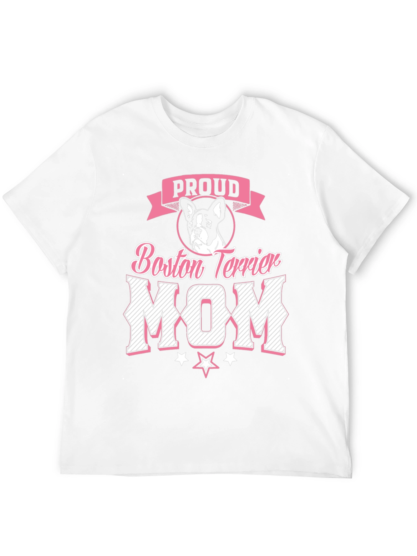 Proud Boston Terrier Mom Graphic T-Shirt