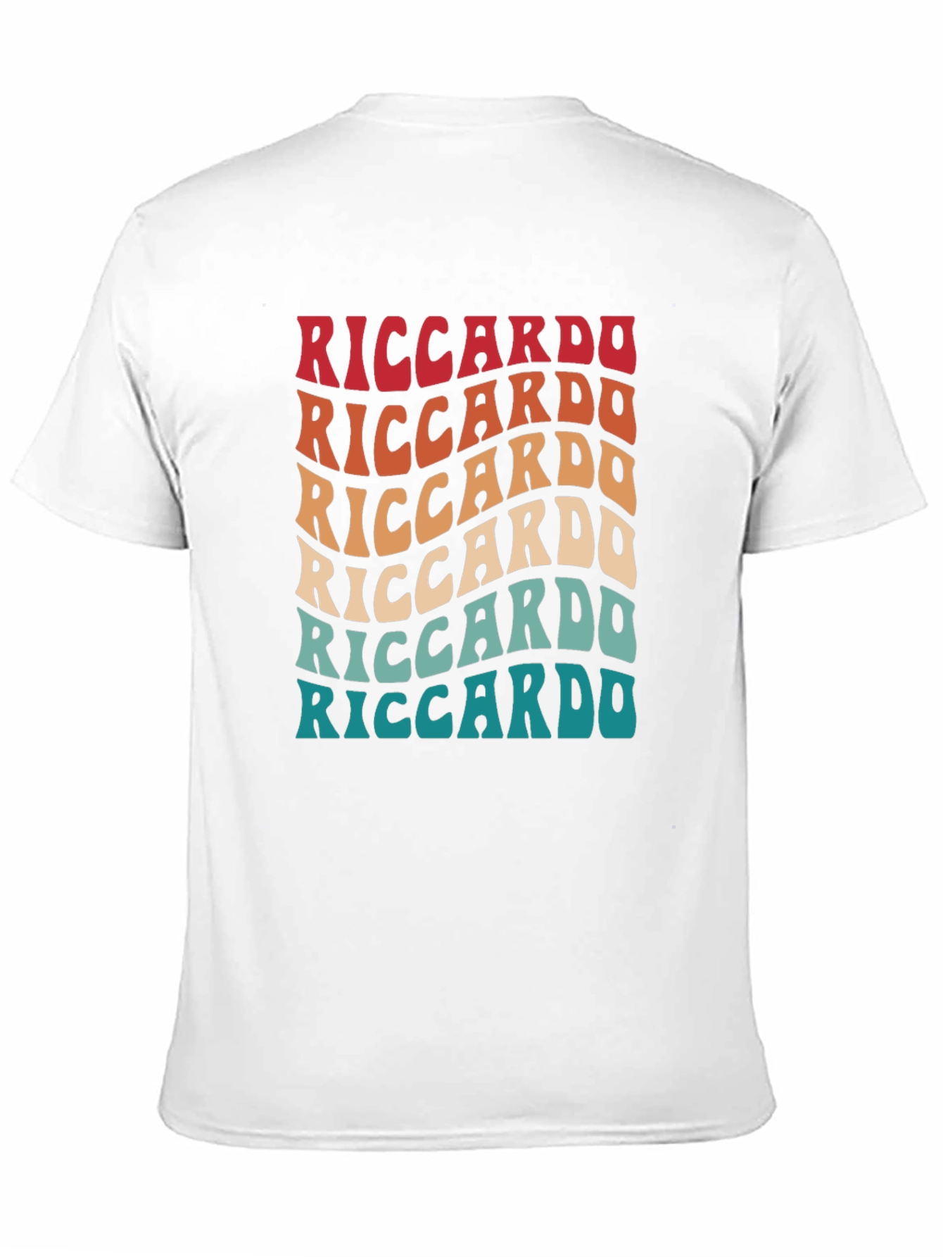 Riccardo Retro Wave T-Shirt - Cool Graphic Tee