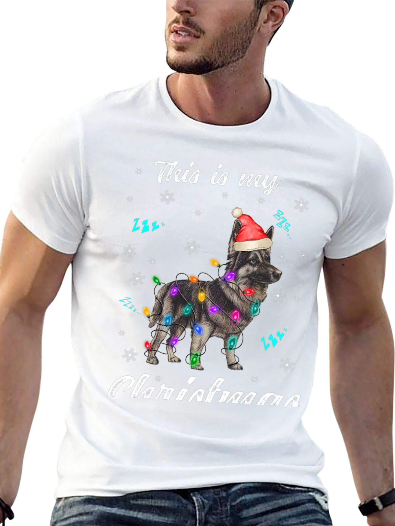 Funny Christmas Dog T-Shirt