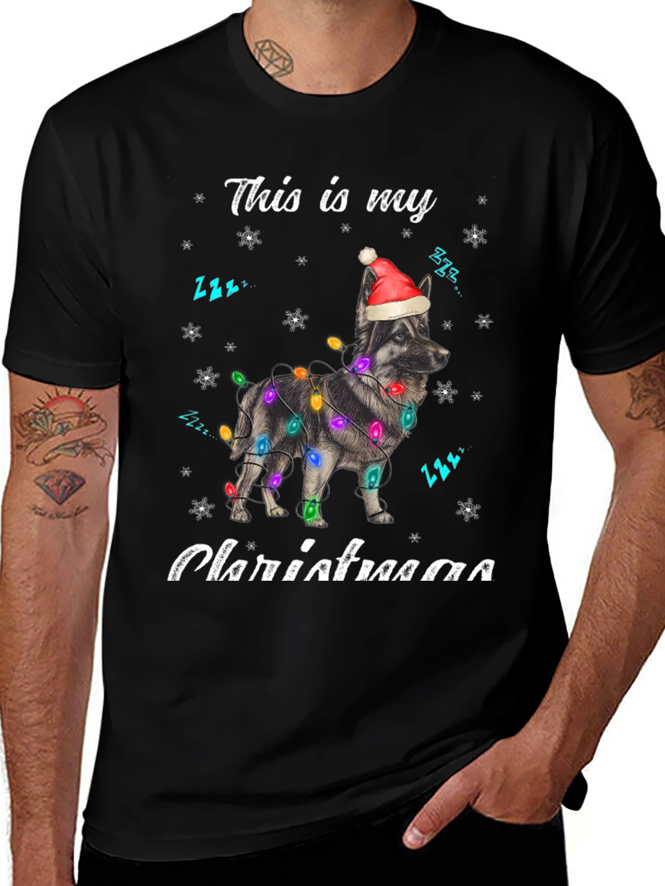 Funny Christmas Dog T-Shirt