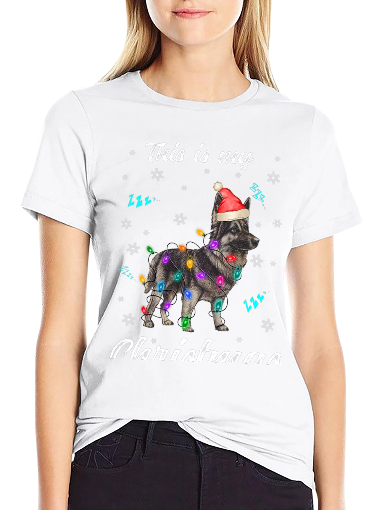 Funny Christmas Dog T-Shirt
