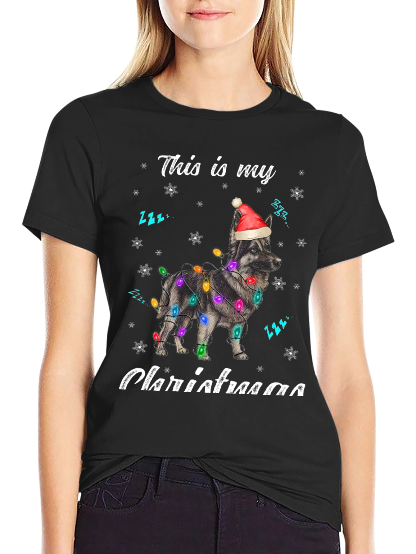 Funny Christmas Dog T-Shirt