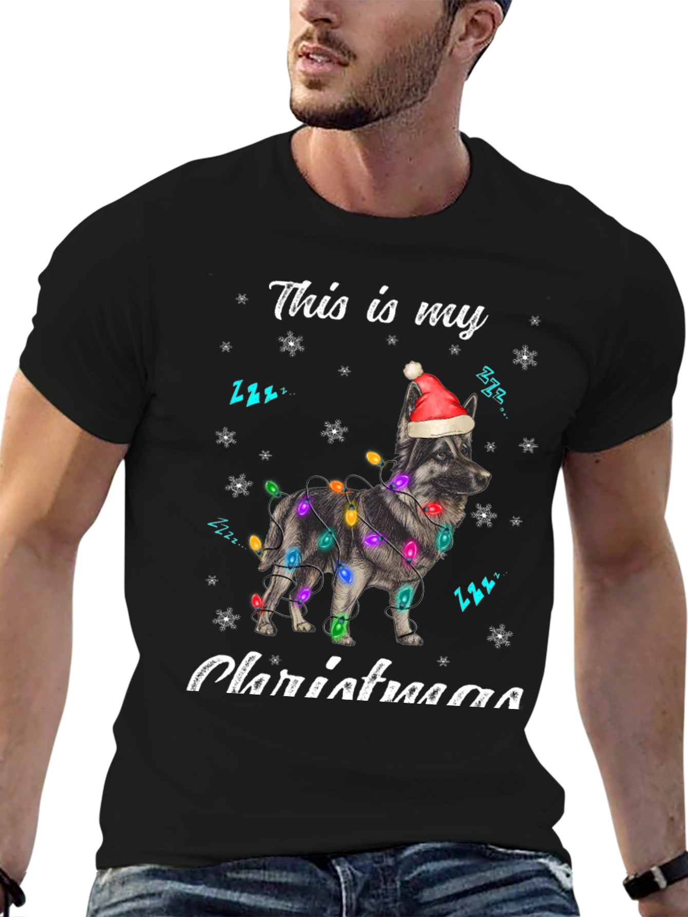 Funny Christmas Dog T-Shirt