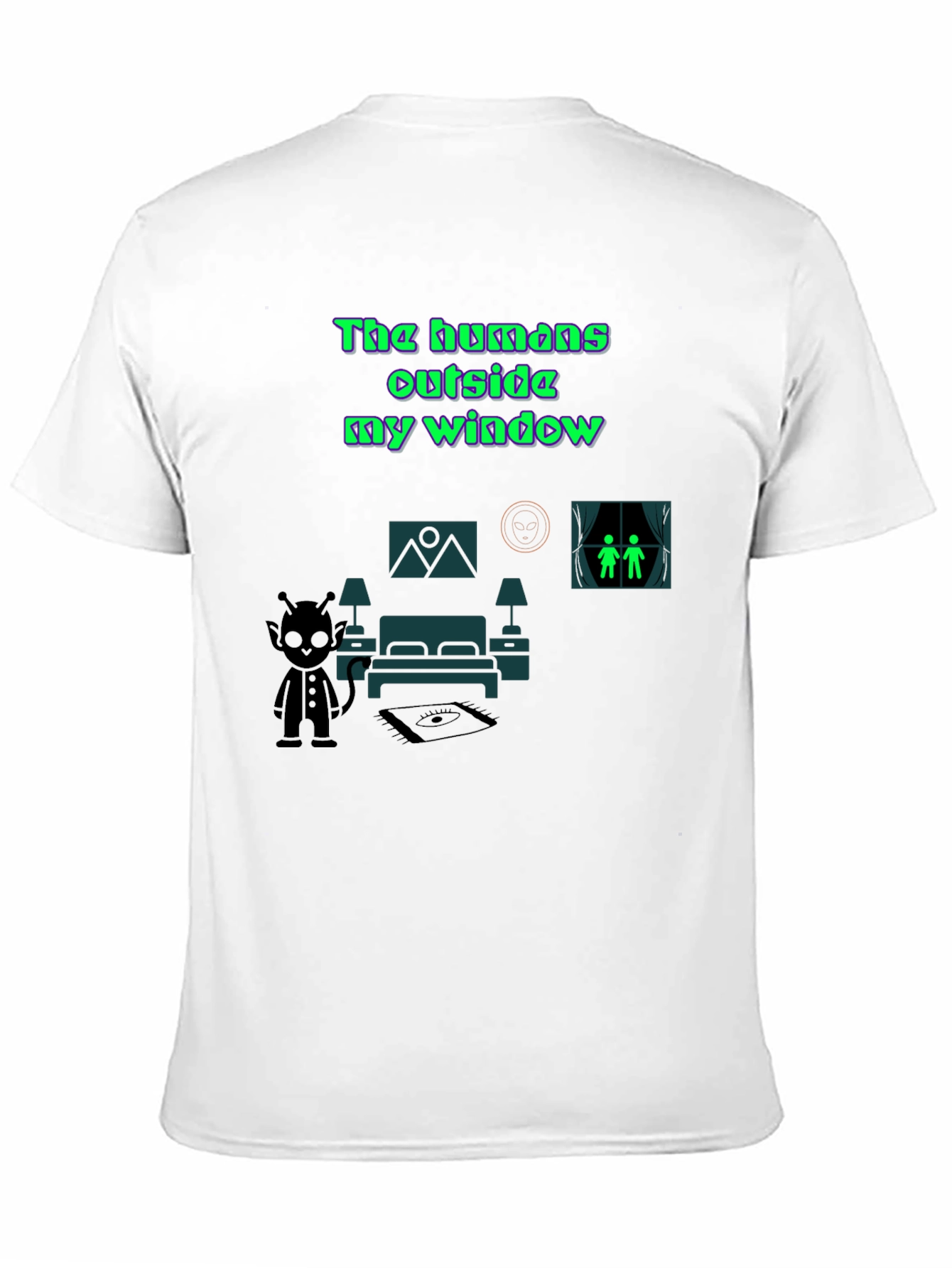 The Humans Outside My Window Graphic Tee