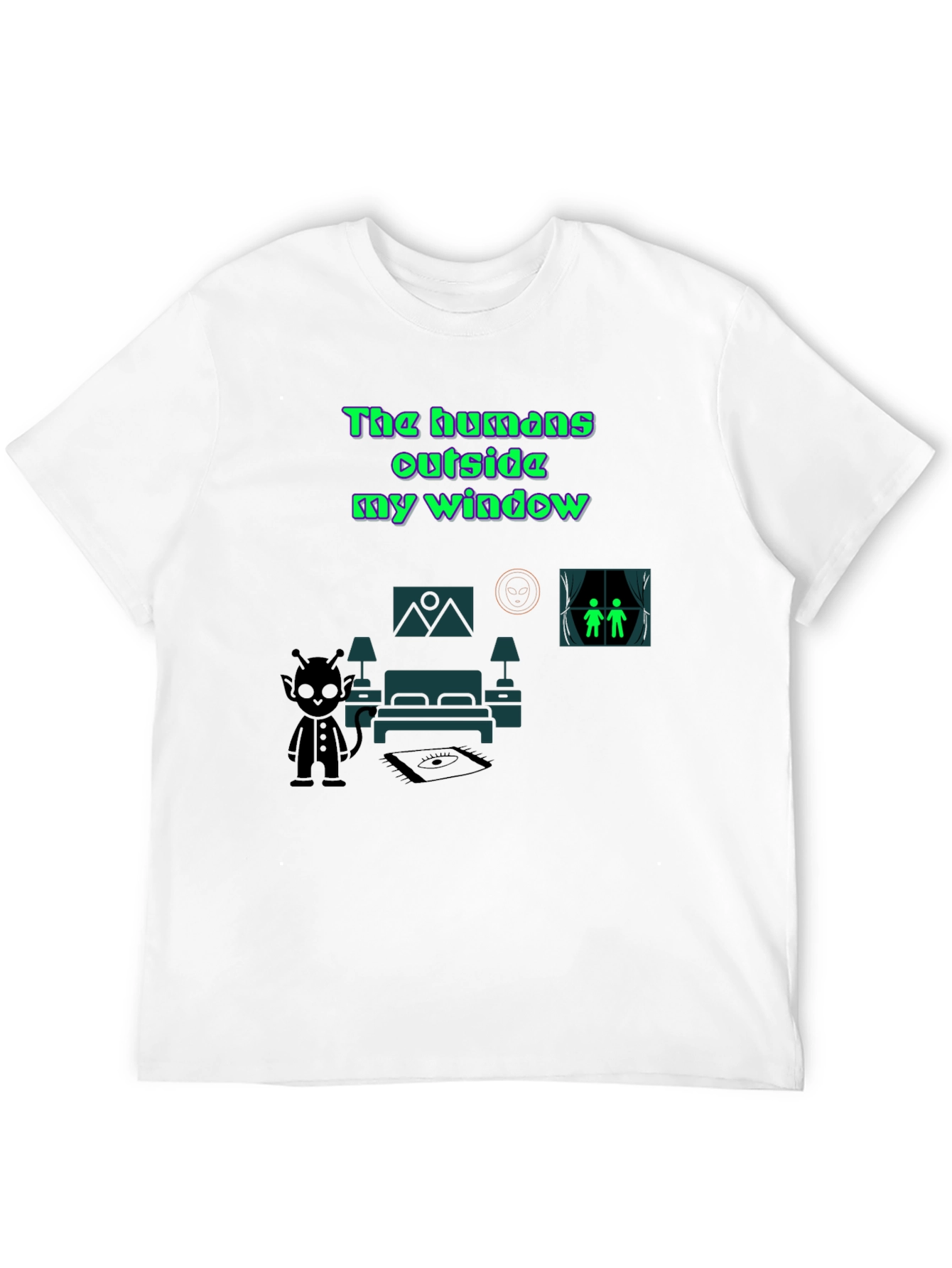 The Humans Outside My Window Graphic Tee