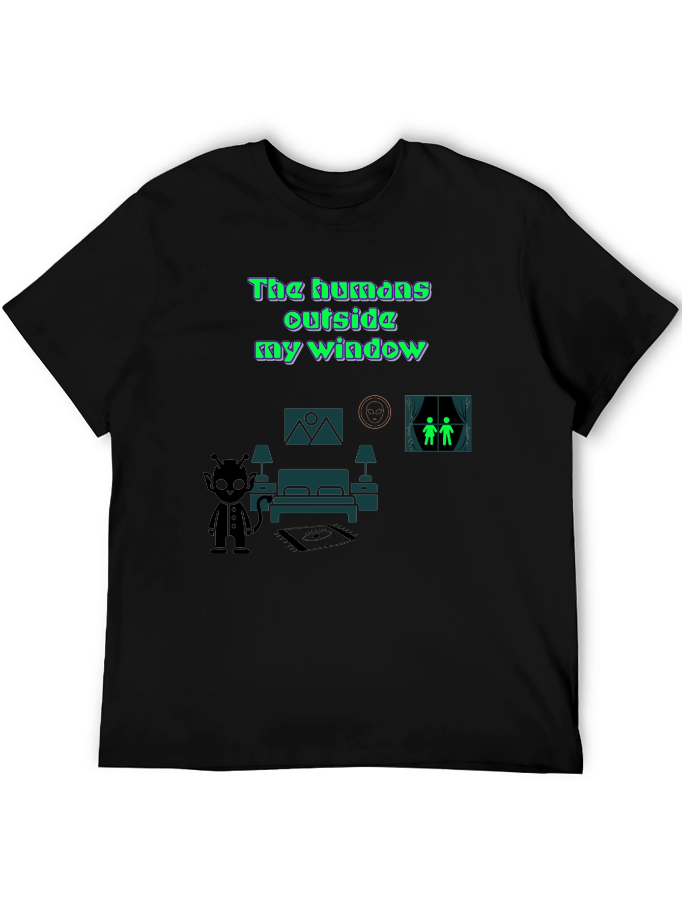 The Humans Outside My Window Graphic Tee