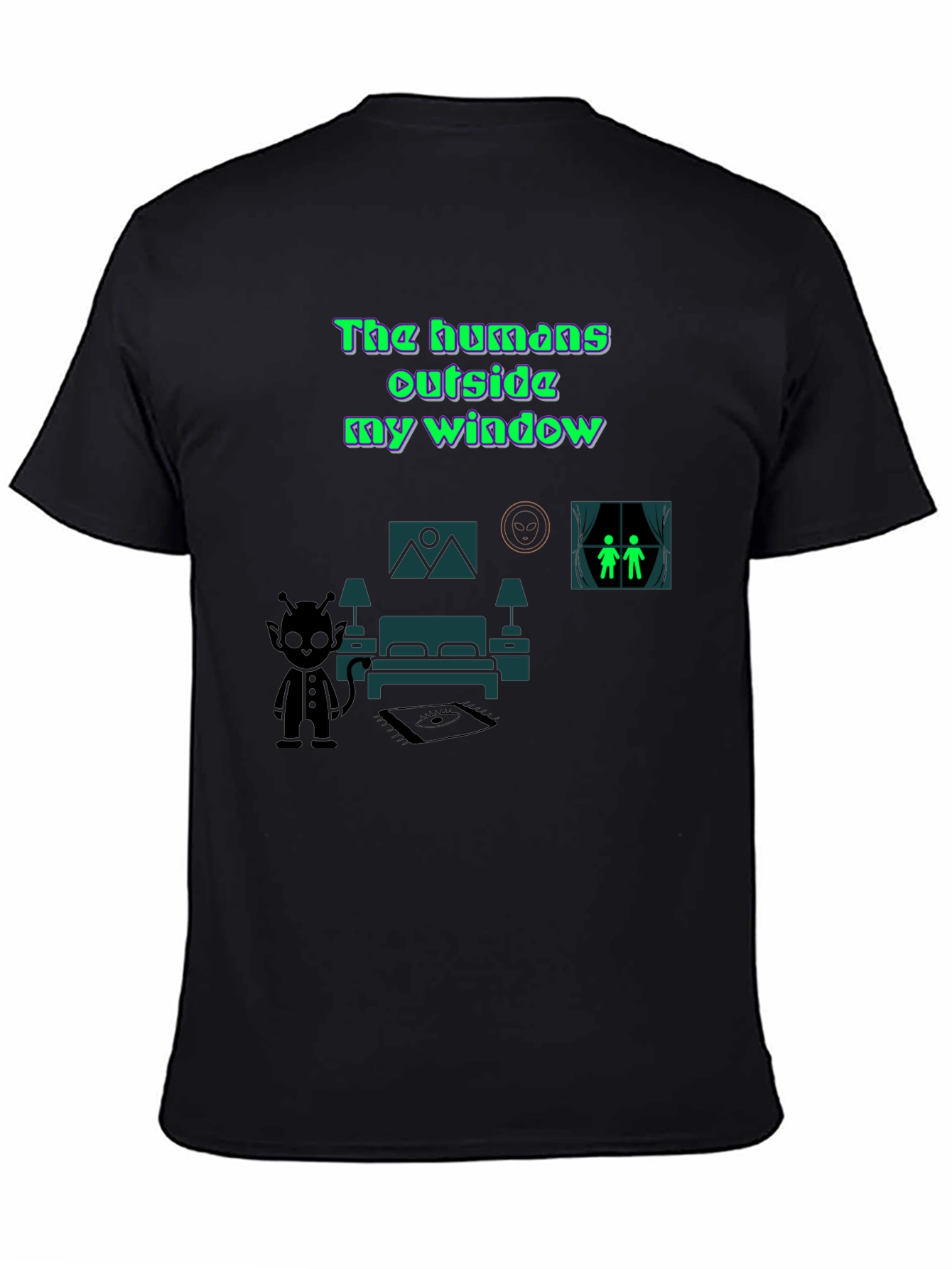 The Humans Outside My Window Graphic Tee