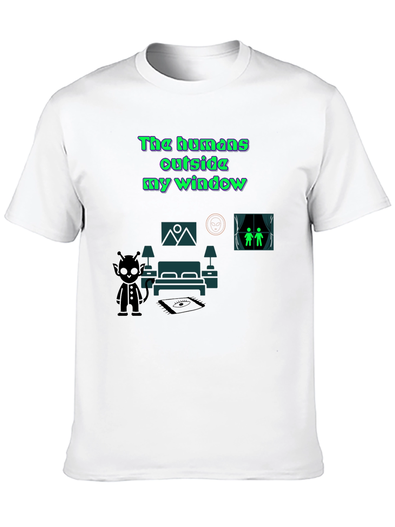 The Humans Outside My Window Graphic Tee