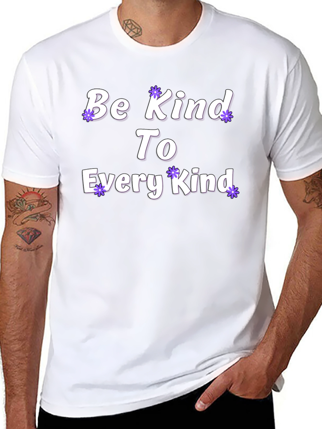 Be Kind T-Shirt: Floral Kindness Tee