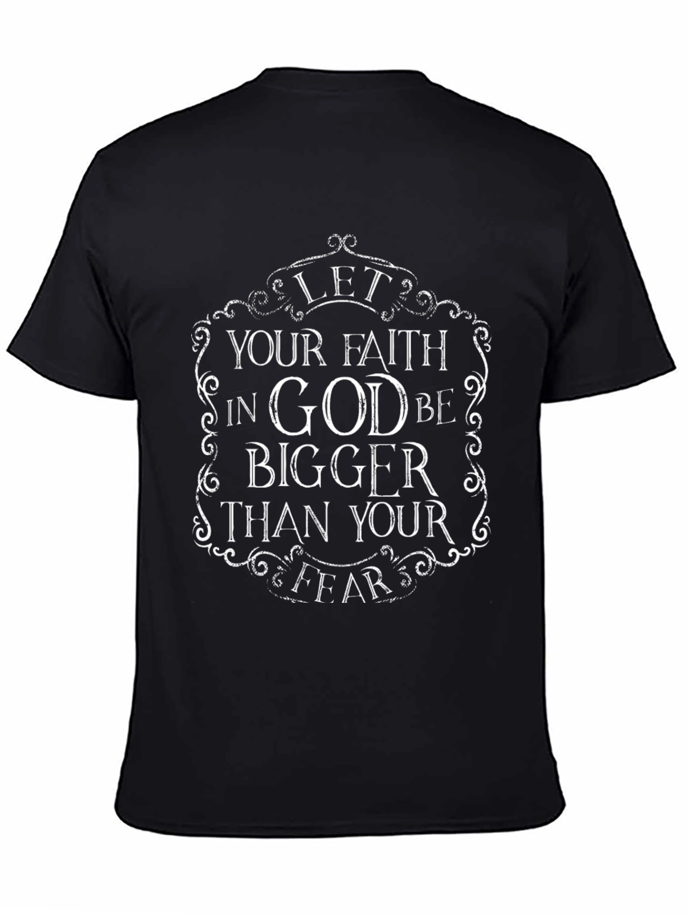 Faith Over Fear Graphic Tee - Inspiring Christian T-Shirt