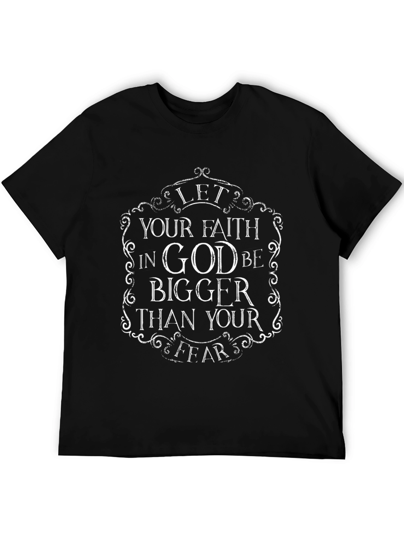 Faith Over Fear Graphic Tee - Inspiring Christian T-Shirt
