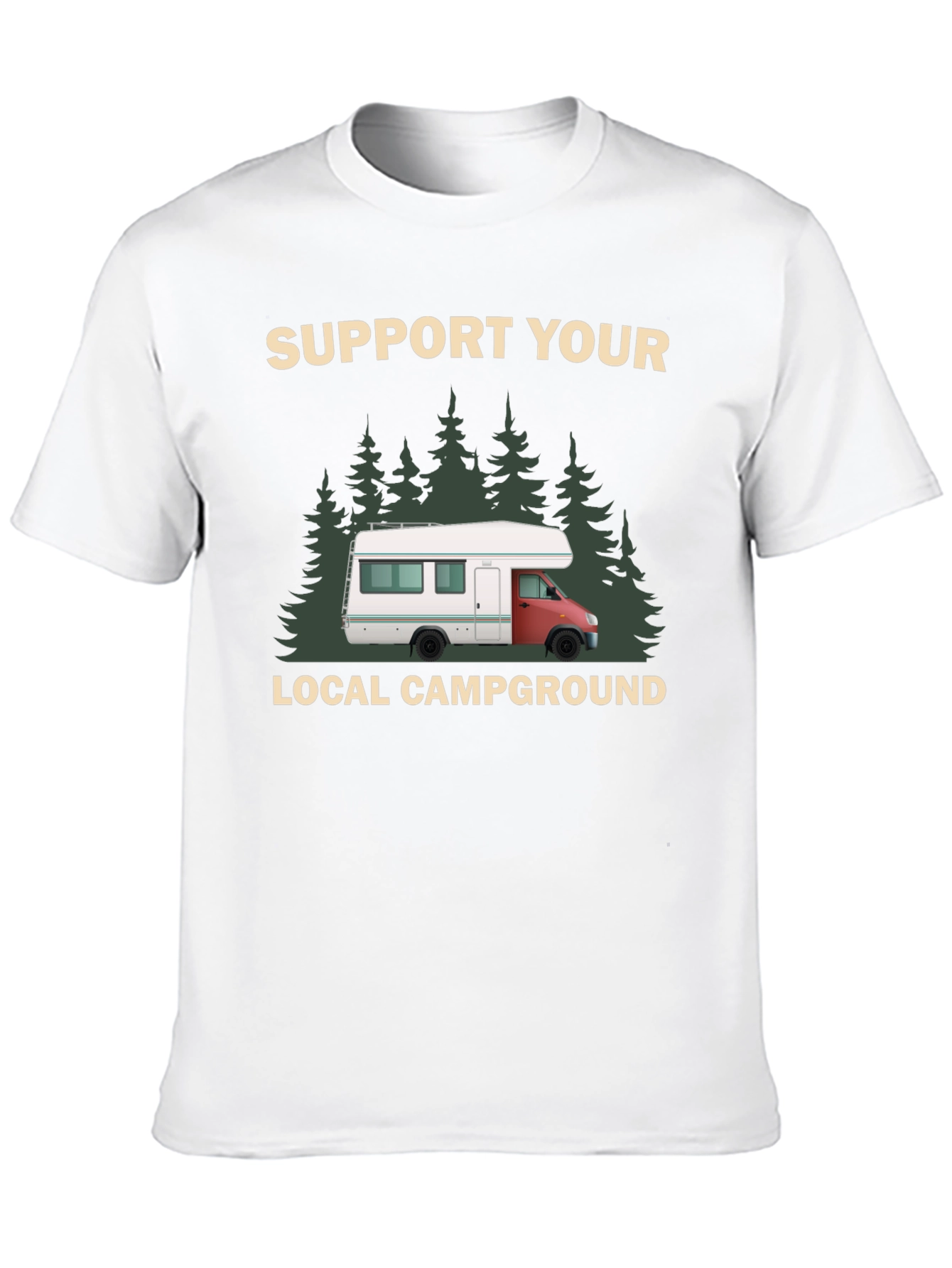 Support Your Local Campground Graphic Tee