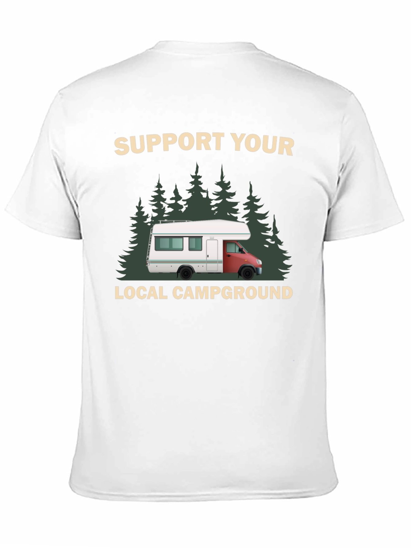 Support Your Local Campground Graphic Tee