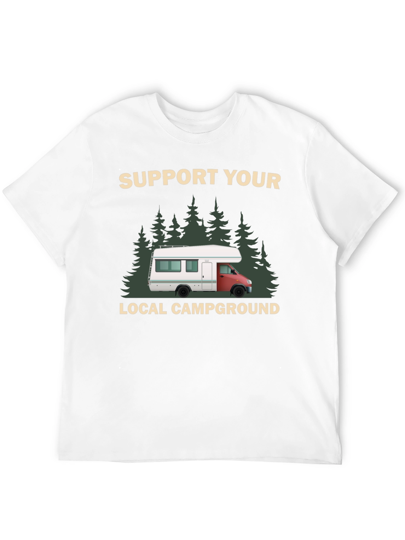 Support Your Local Campground Graphic Tee