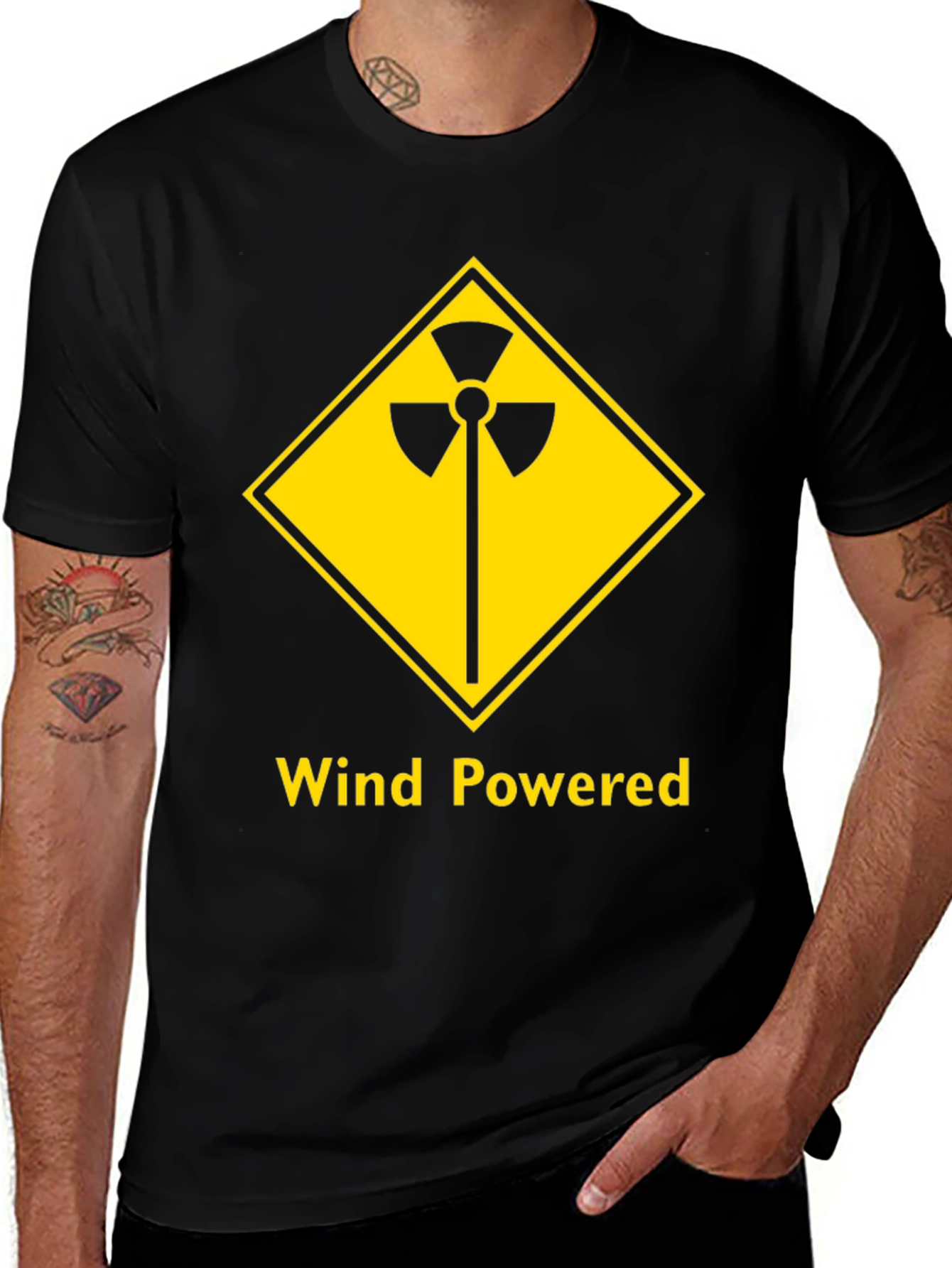 Wind Powered T-Shirt - Renewable Energy Tee