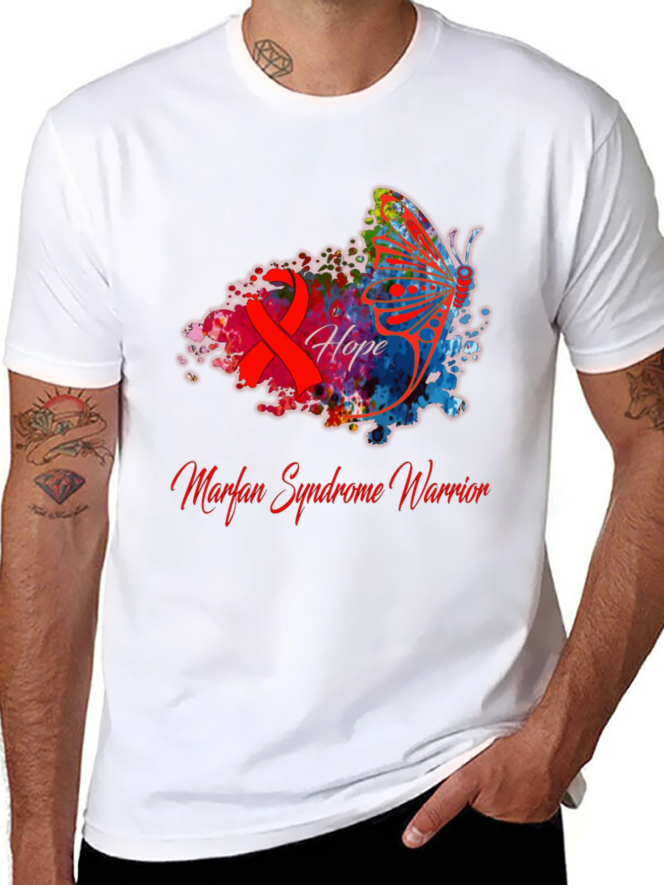 Marfan Syndrome Awareness Warrior T-Shirt