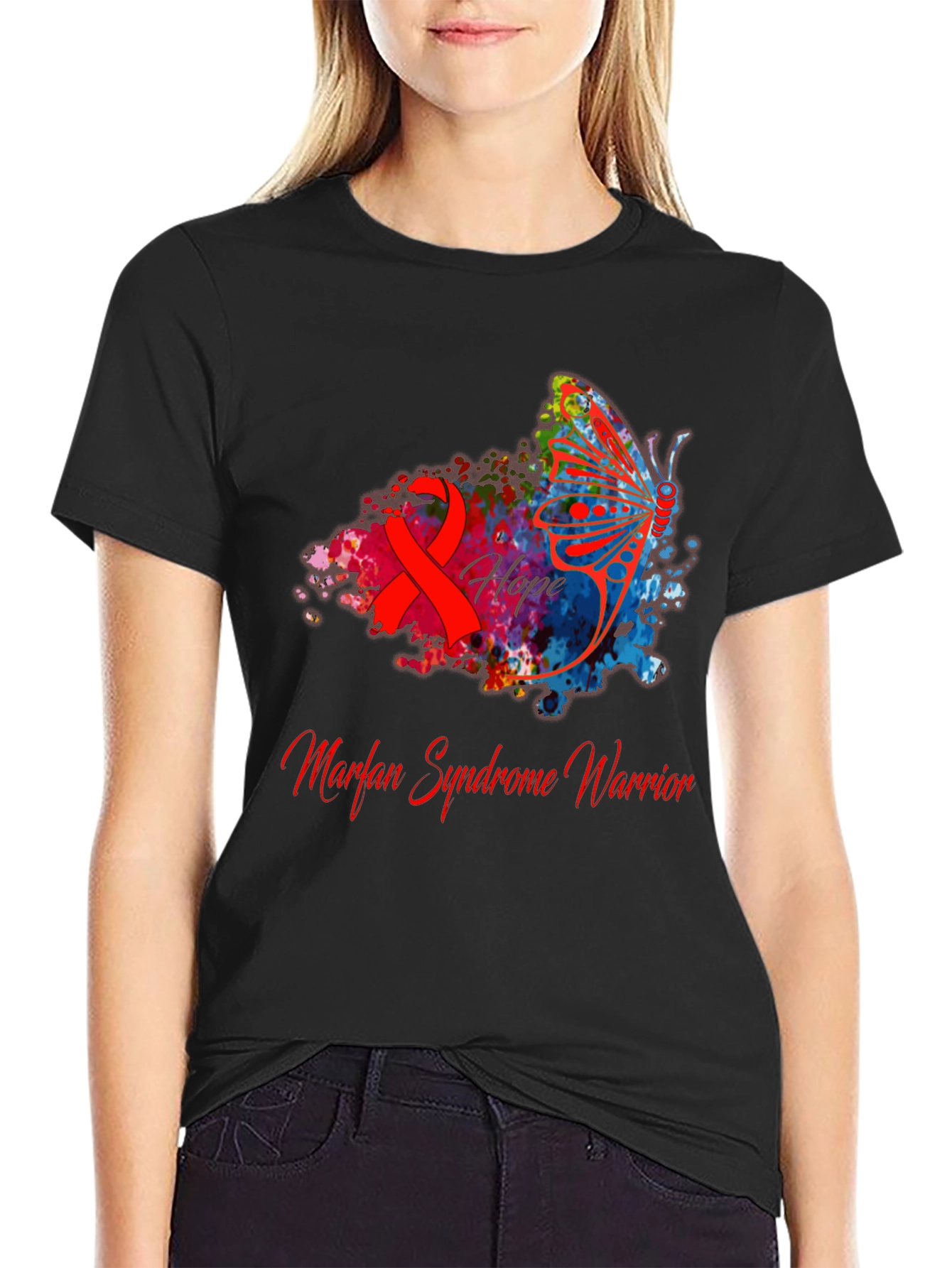 Marfan Syndrome Awareness Warrior T-Shirt