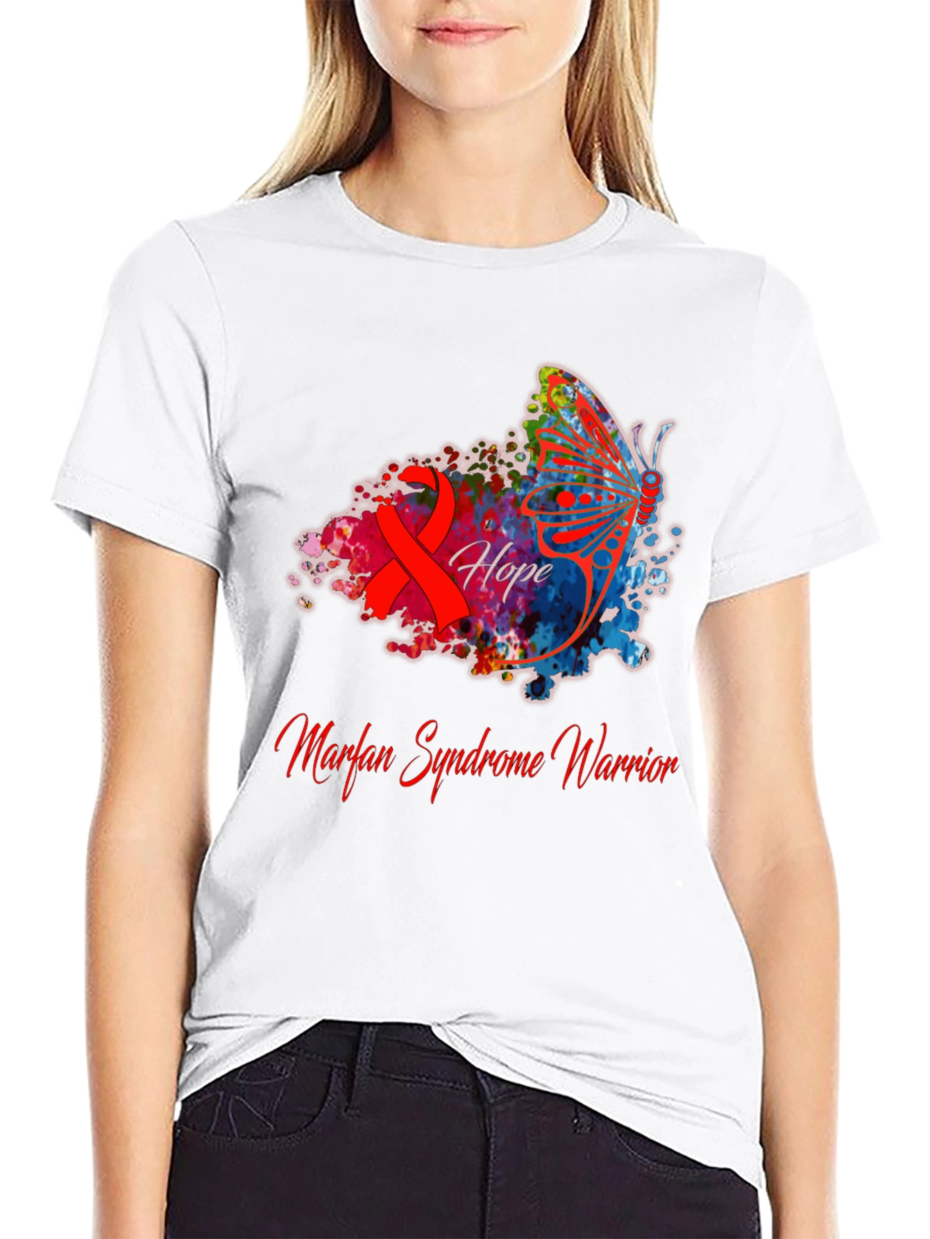 Marfan Syndrome Awareness Warrior T-Shirt