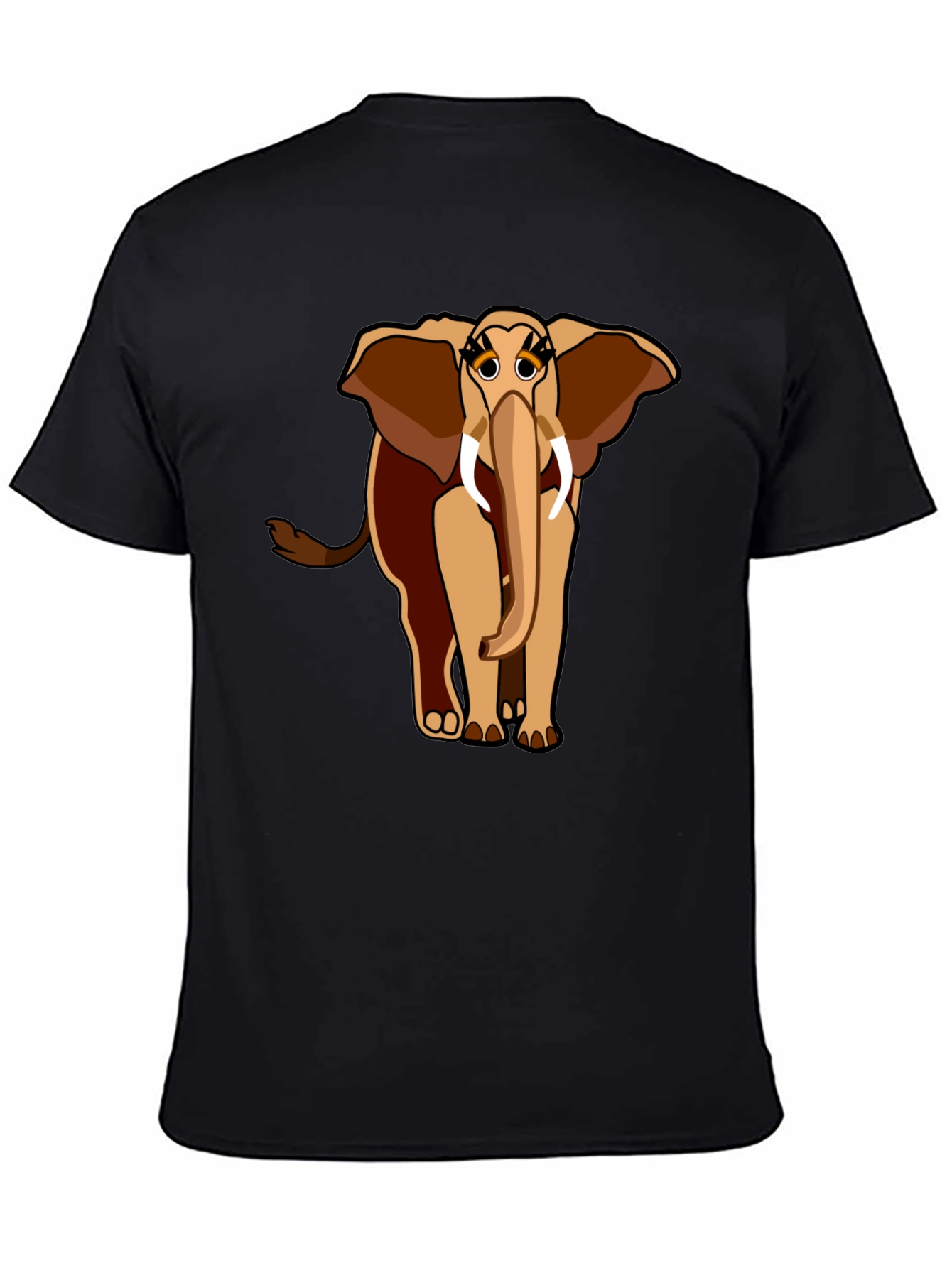 Elephant Graphic Tee - Unique Cartoon Design