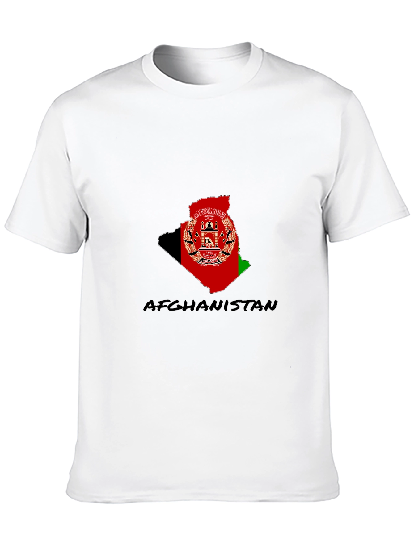 Afghanistan Flag Map T-Shirt