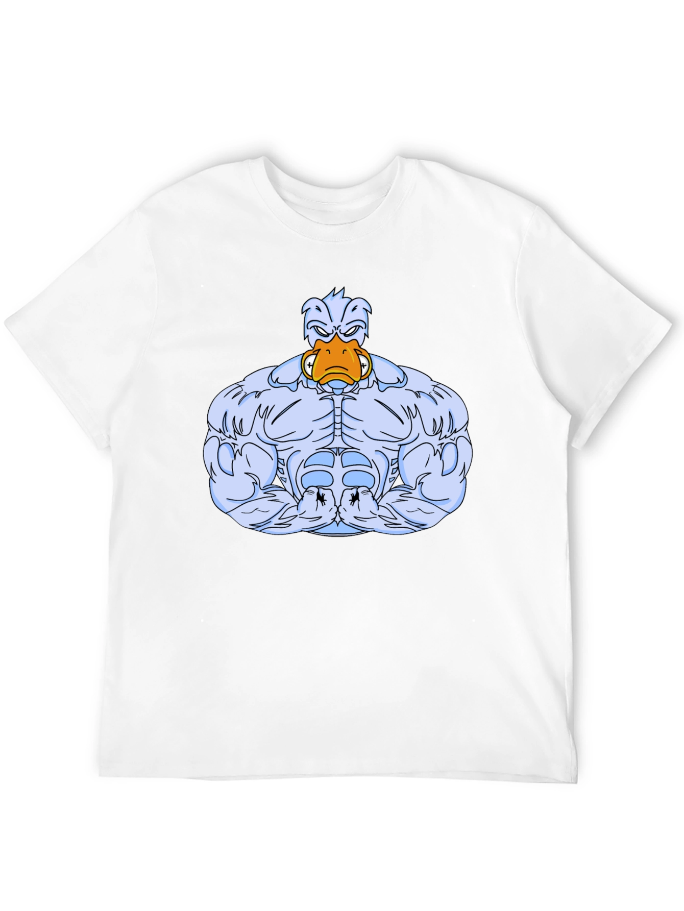 Muscle Duck Graphic Tee - Black Cotton T-Shirt
