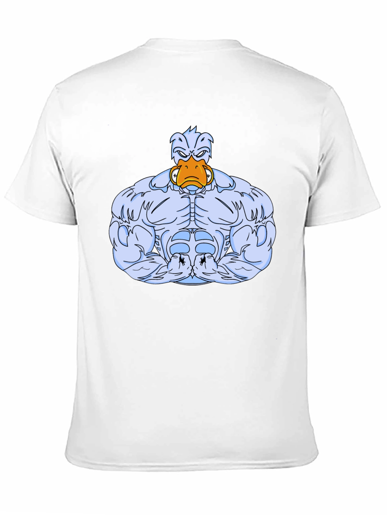 Muscle Duck Graphic Tee - Black Cotton T-Shirt