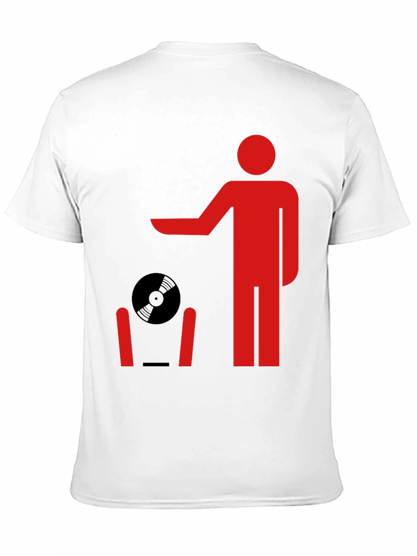 Retro Record Throwing Graphic Tee