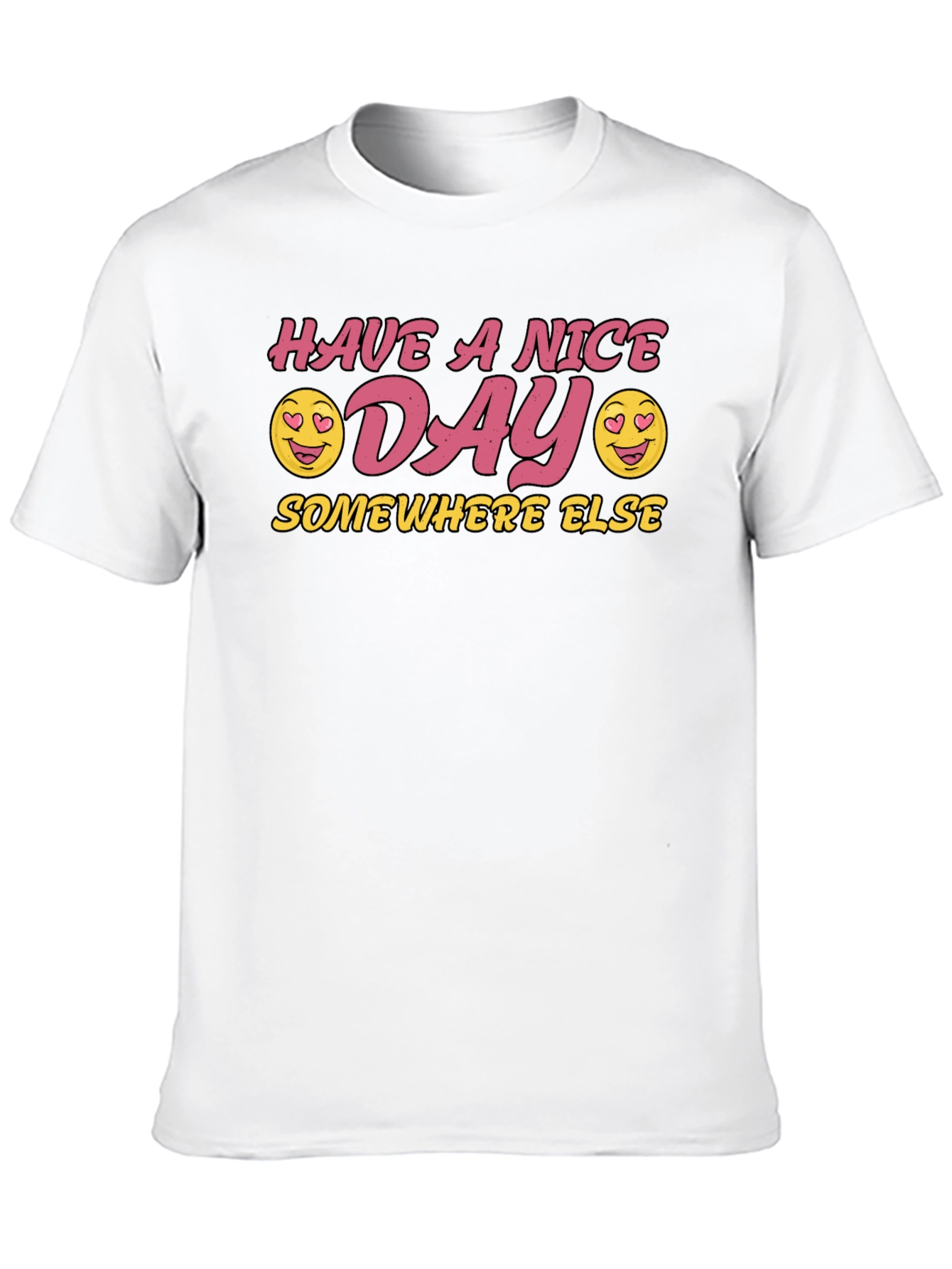 Have a Nice Day Graphic T-Shirt - Black
