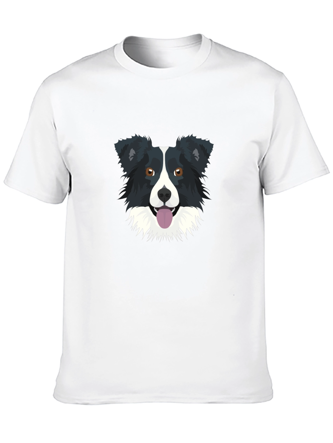 Border Collie Graphic Tee - Unisex Black T-Shirt