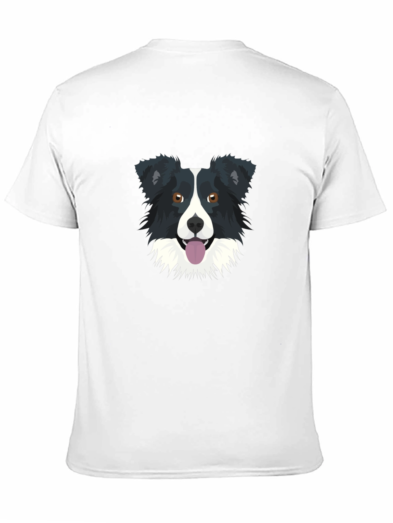 Border Collie Graphic Tee - Unisex Black T-Shirt