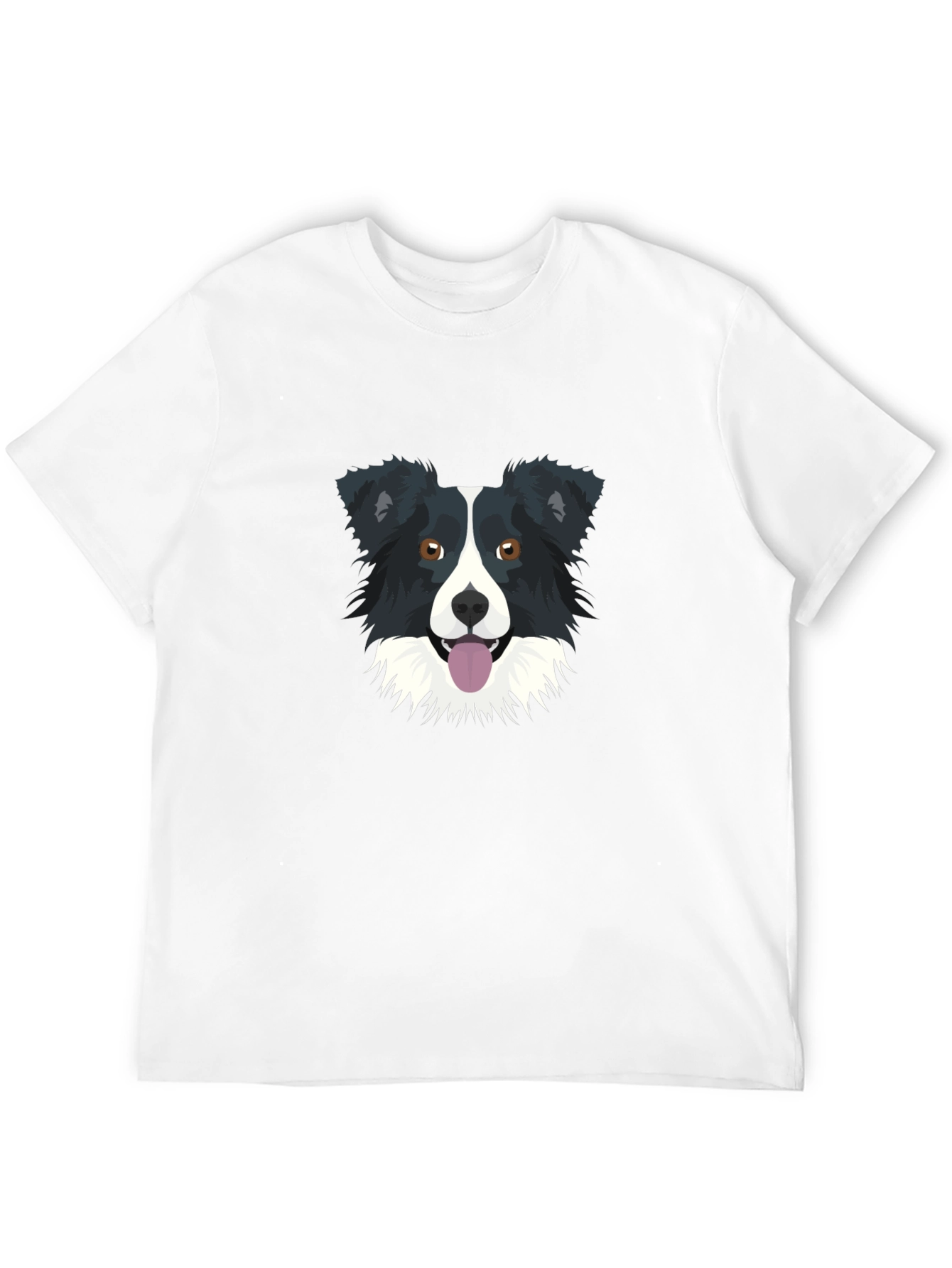 Border Collie Graphic Tee - Unisex Black T-Shirt