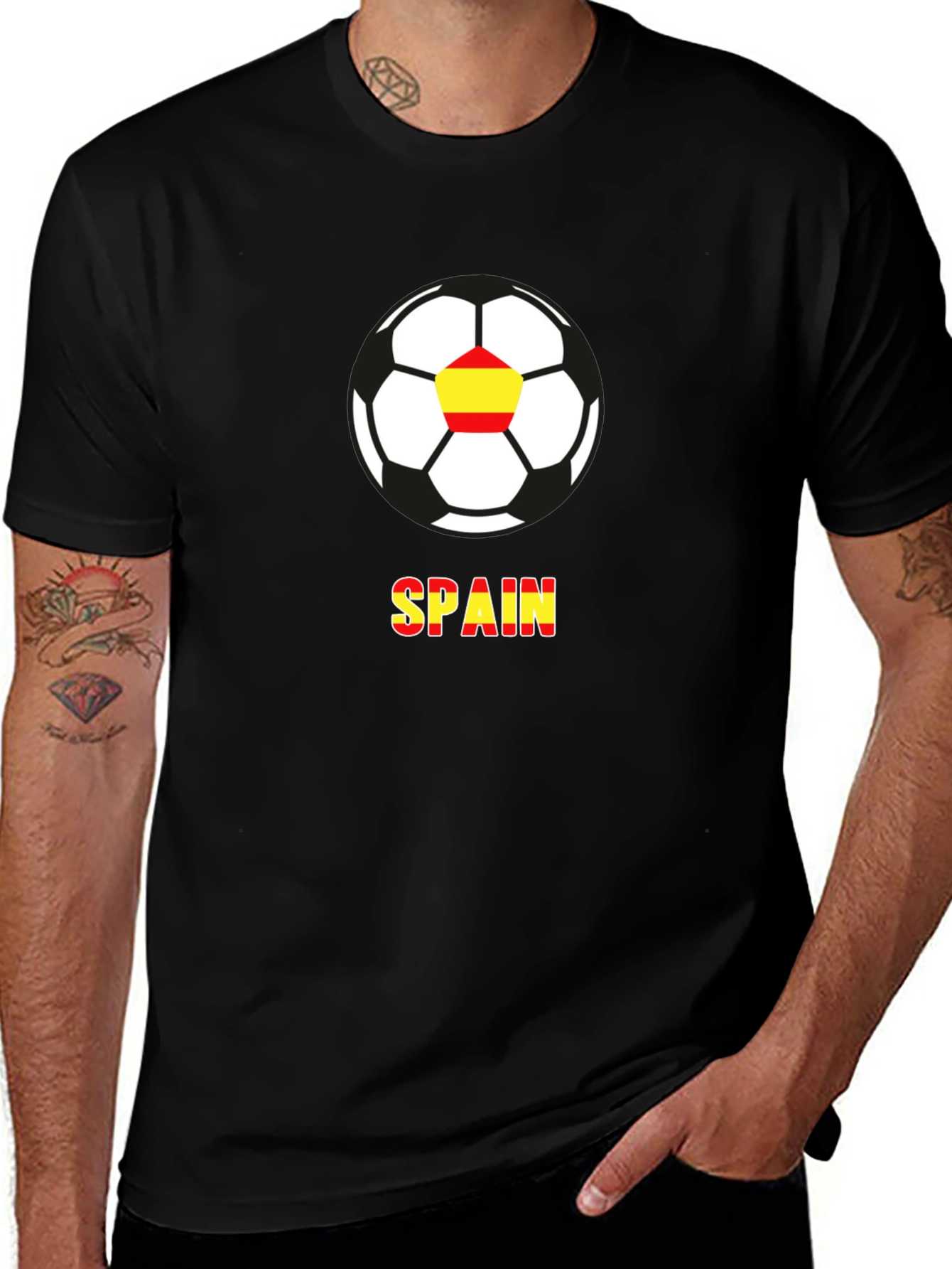 Spain Soccer Ball T-Shirt