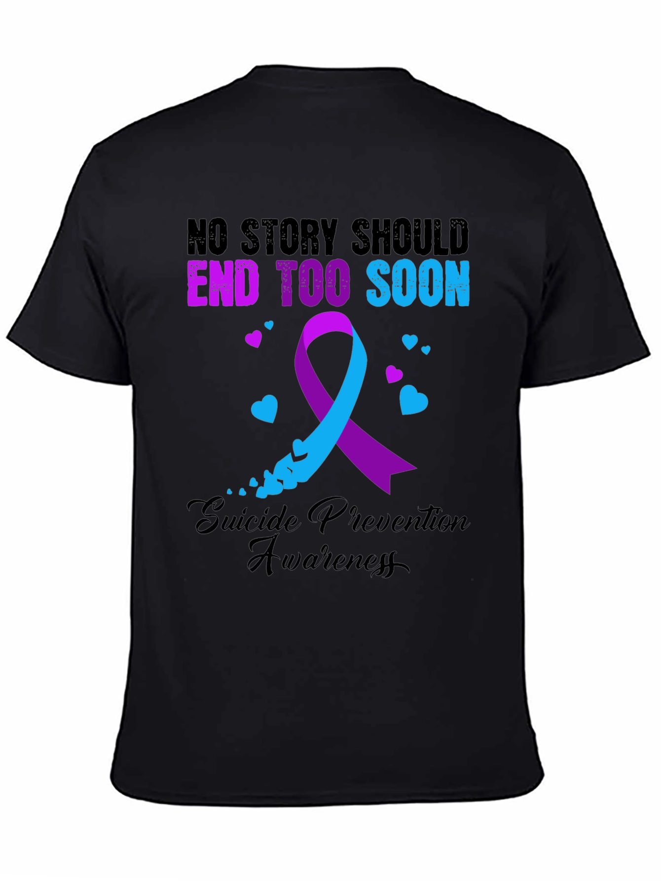 Suicide Prevention Awareness Ribbon T-Shirt