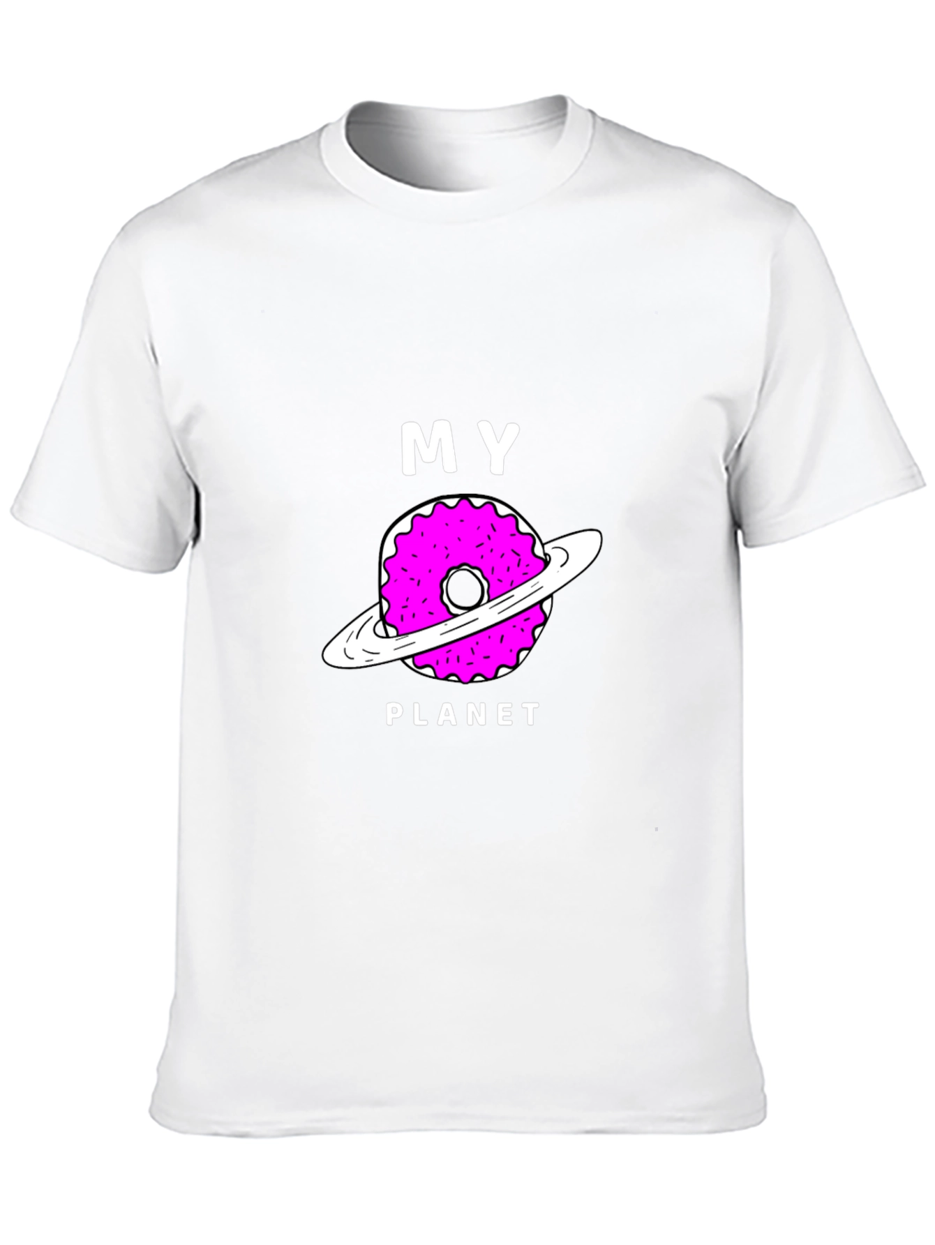 My Donut Planet Black Graphic T-Shirt