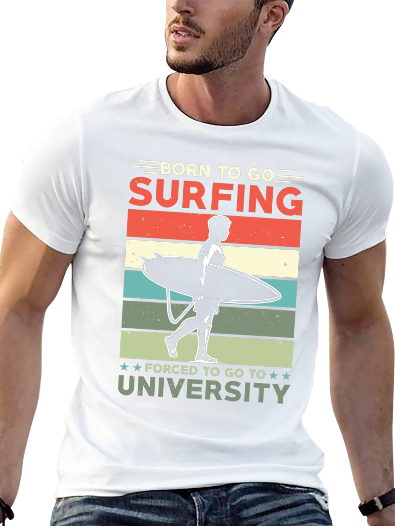 Born to Surf T-Shirt - University Humor