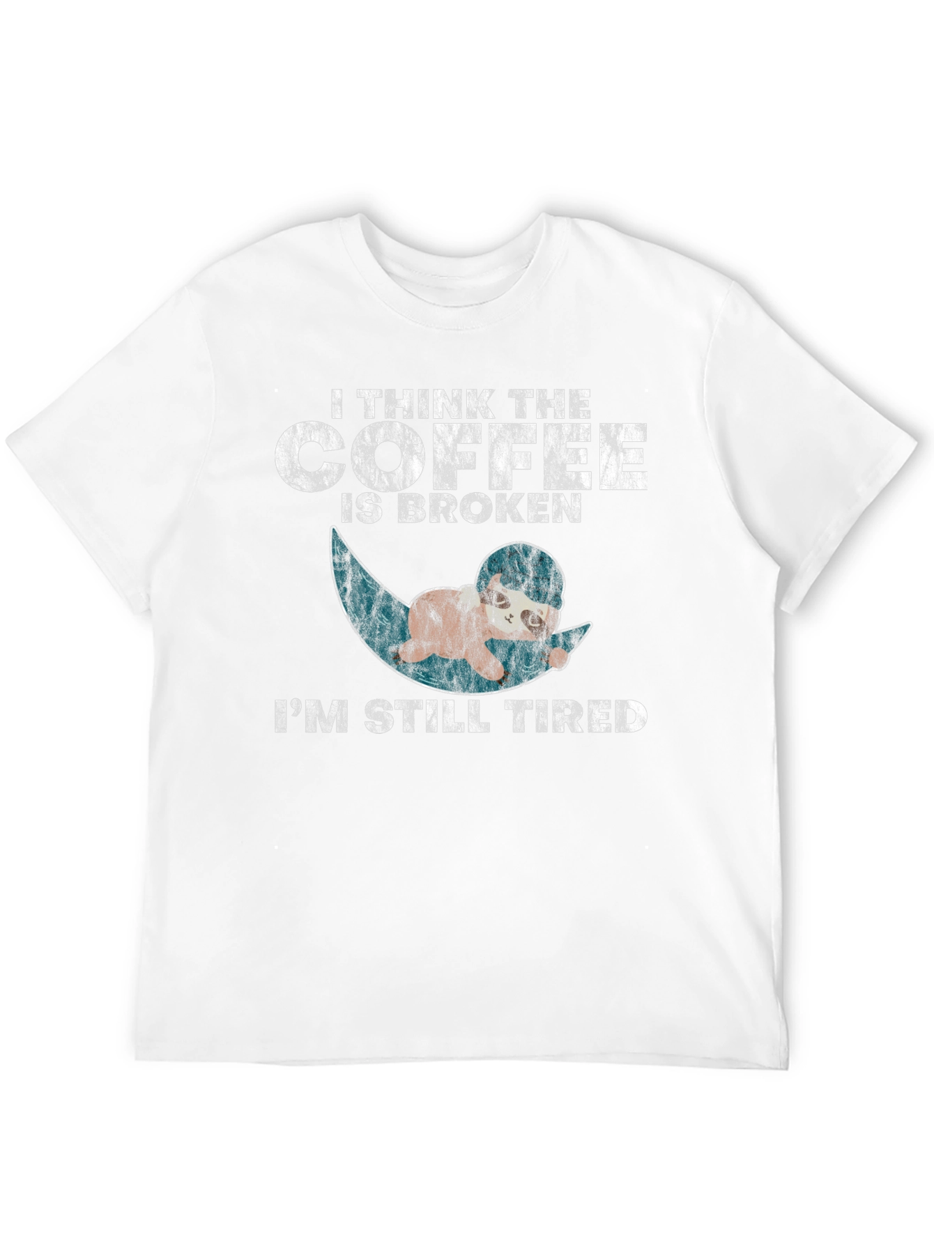 Funny Coffee is Broken Sloth T-Shirt