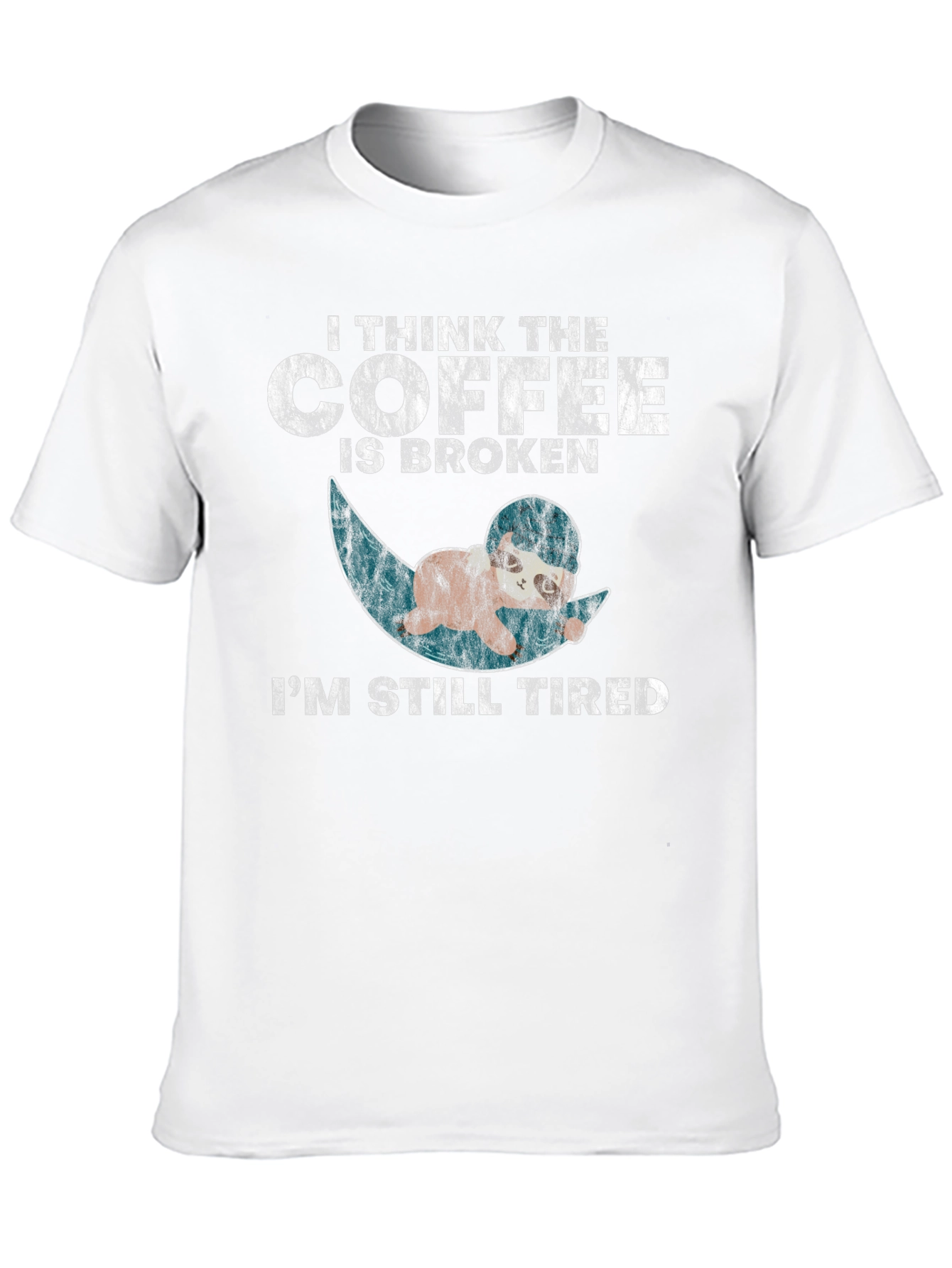 Funny Coffee is Broken Sloth T-Shirt